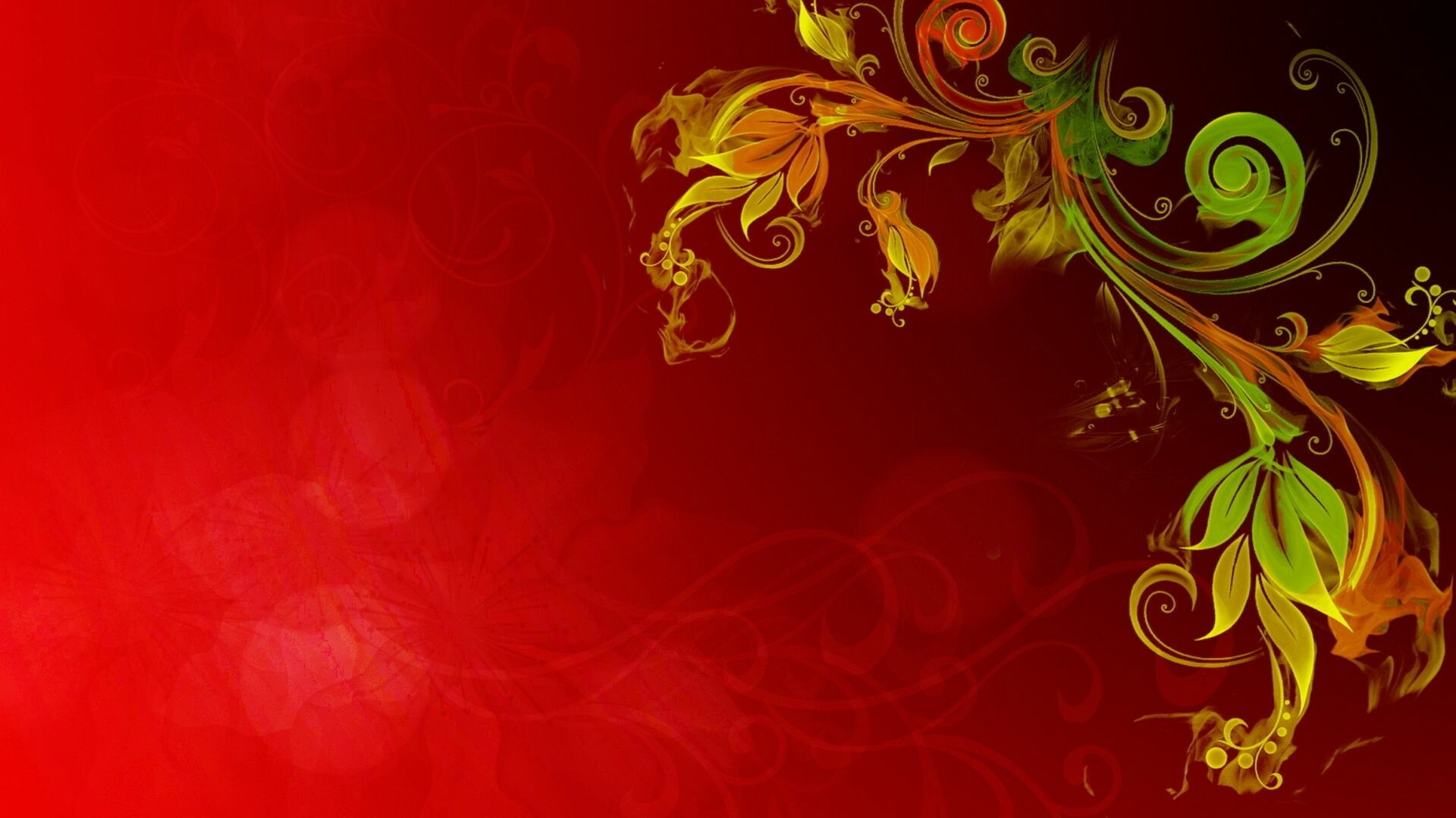 Abstract Floral Desktop Wallpapers