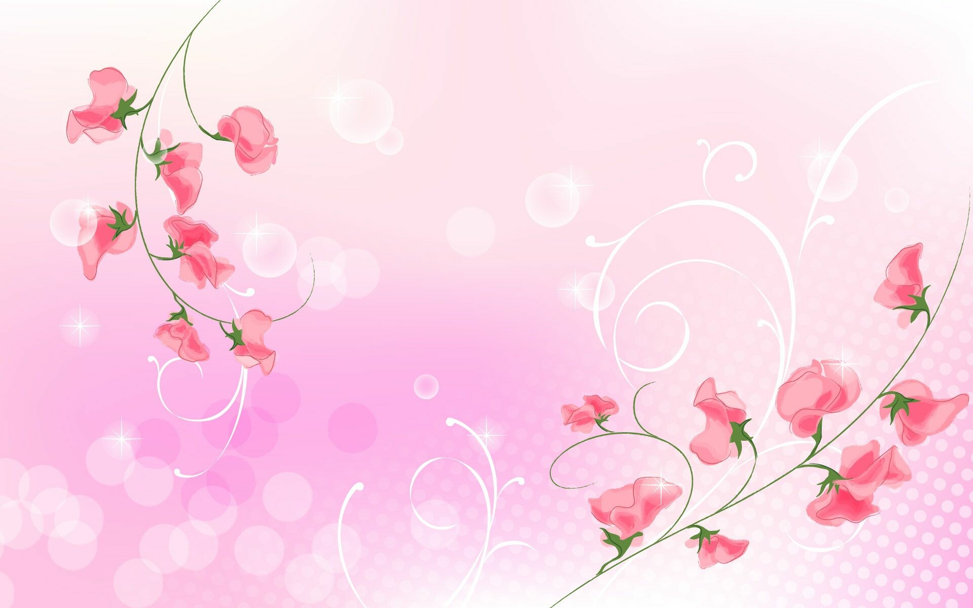 Abstract Floral Desktop Wallpapers