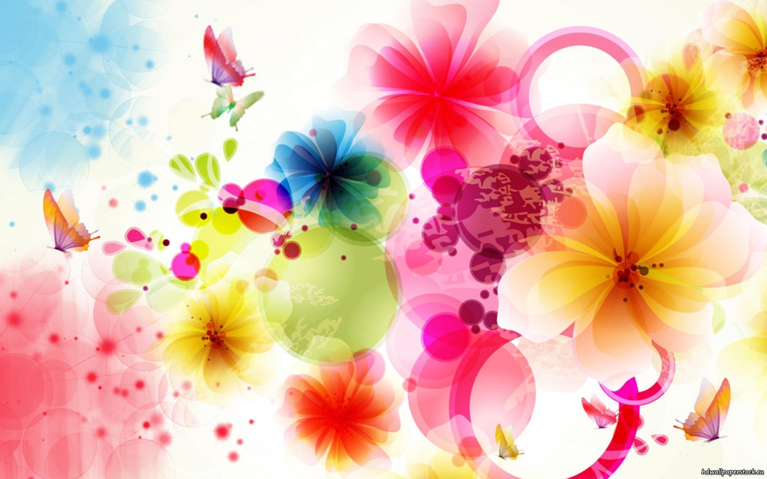 Abstract Floral Desktop Wallpapers