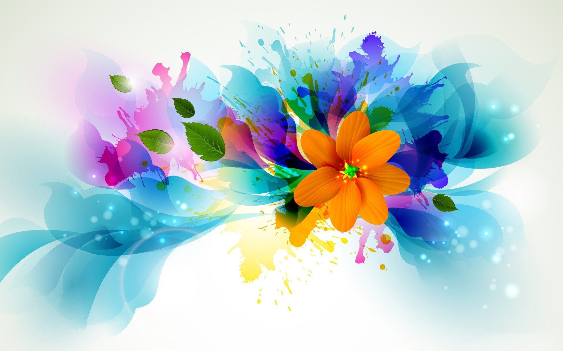 Abstract Floral Desktop Wallpapers