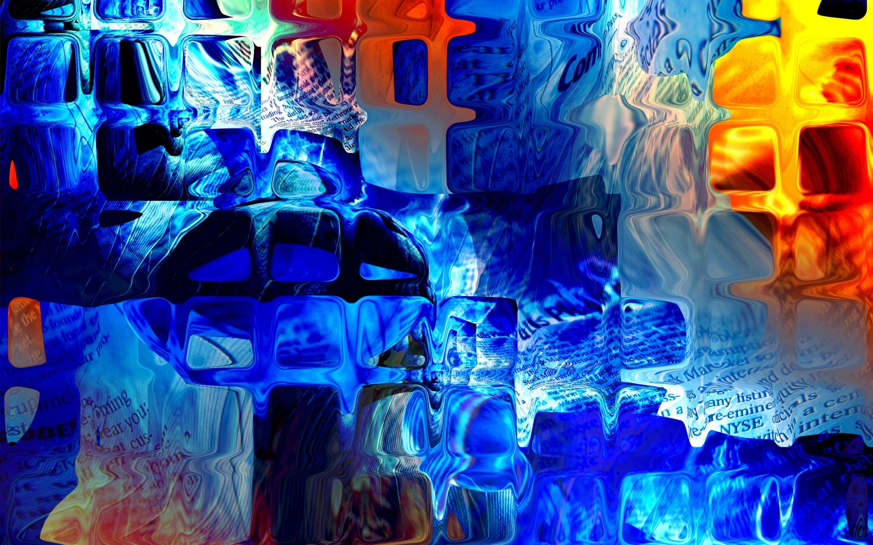 Abstract Glass Wallpapers