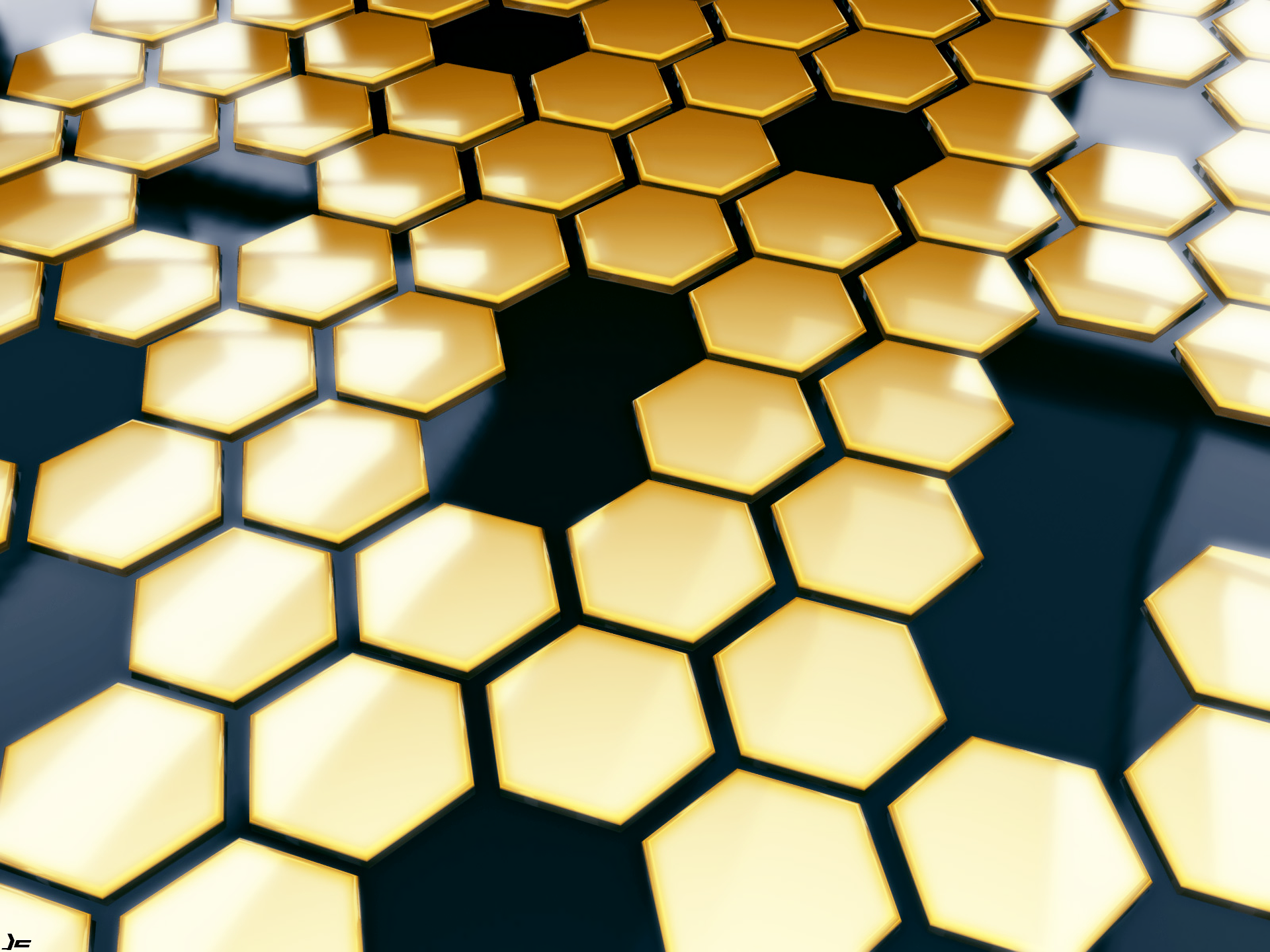 Abstract Hexagon Wallpapers