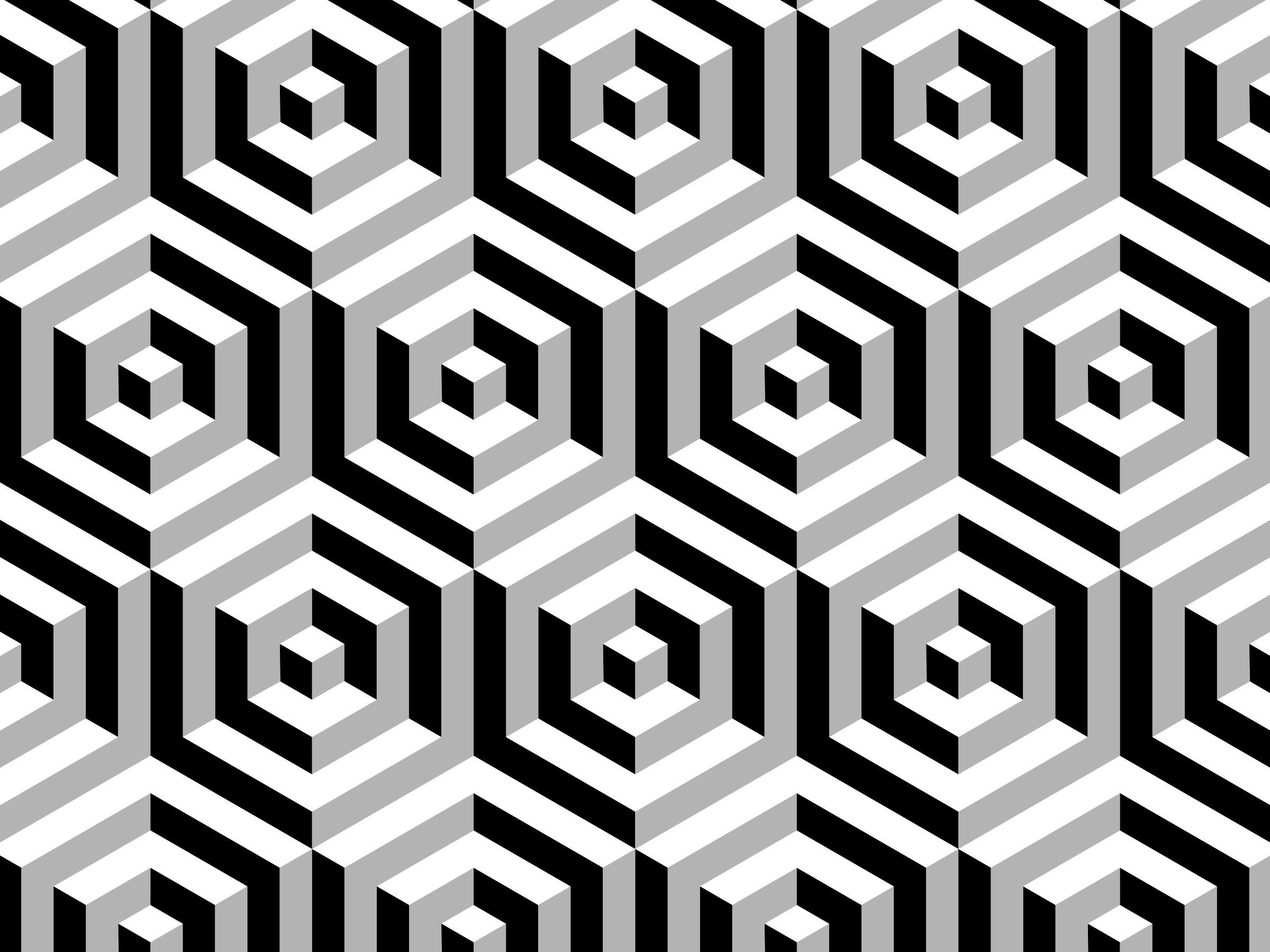 Abstract Hexagram Wallpapers