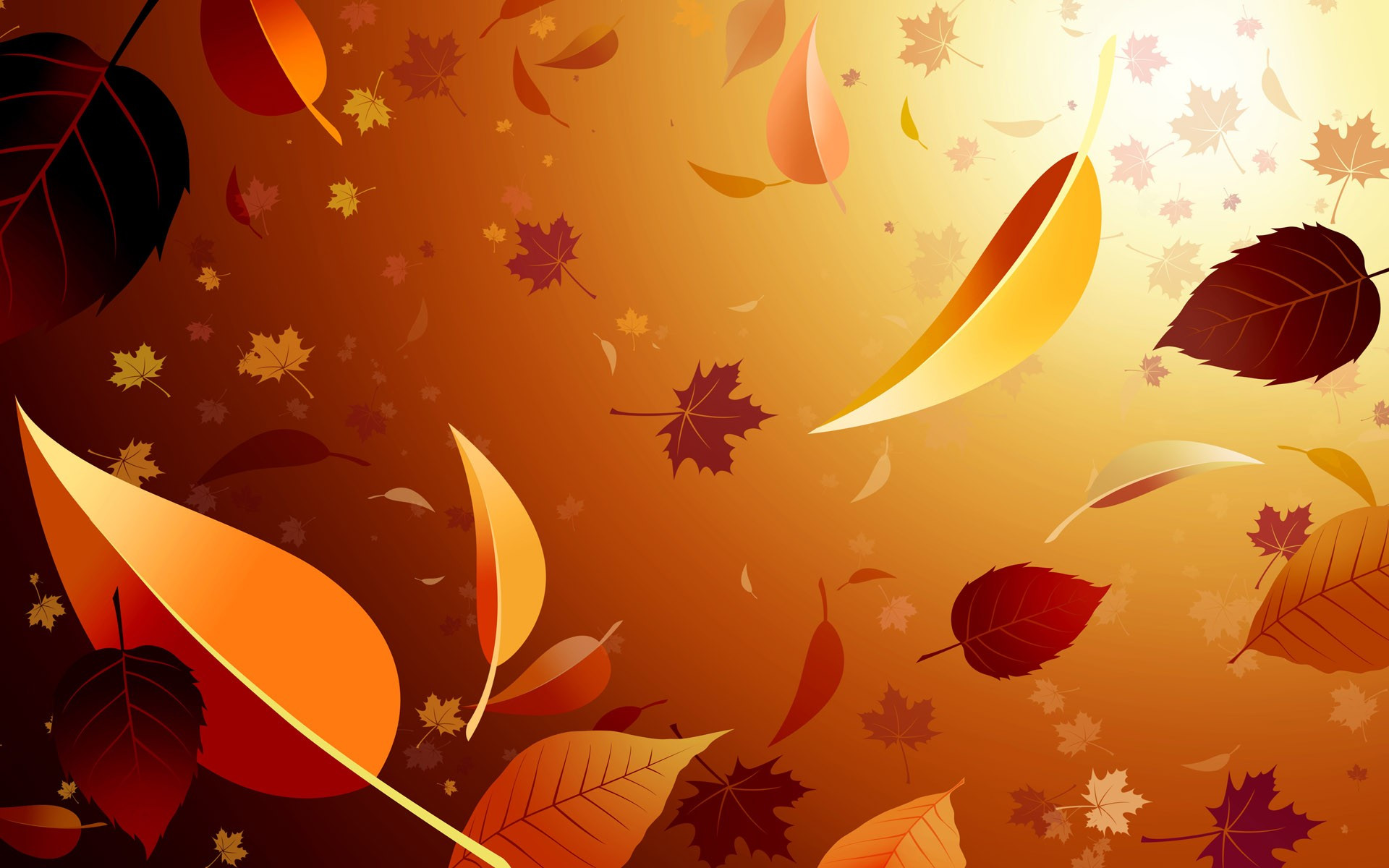 Abstract Leaves Wallpapers