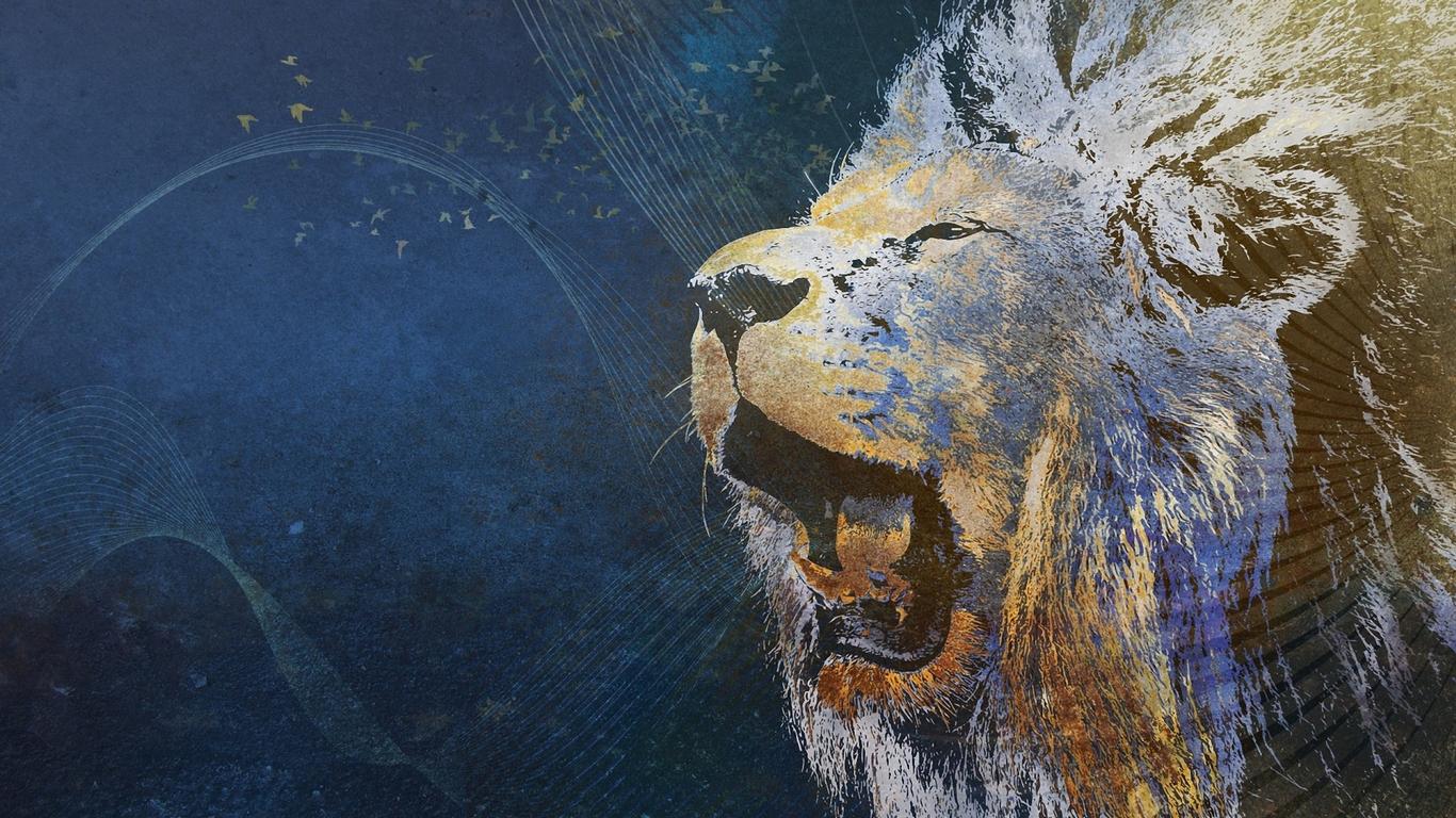 Abstract Lion Wallpapers