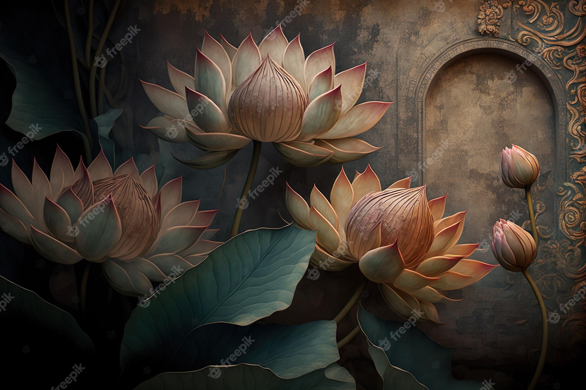 Abstract Lotus Wallpapers