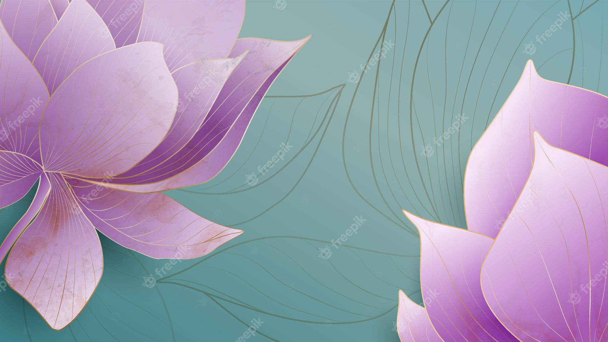 Abstract Lotus Wallpapers