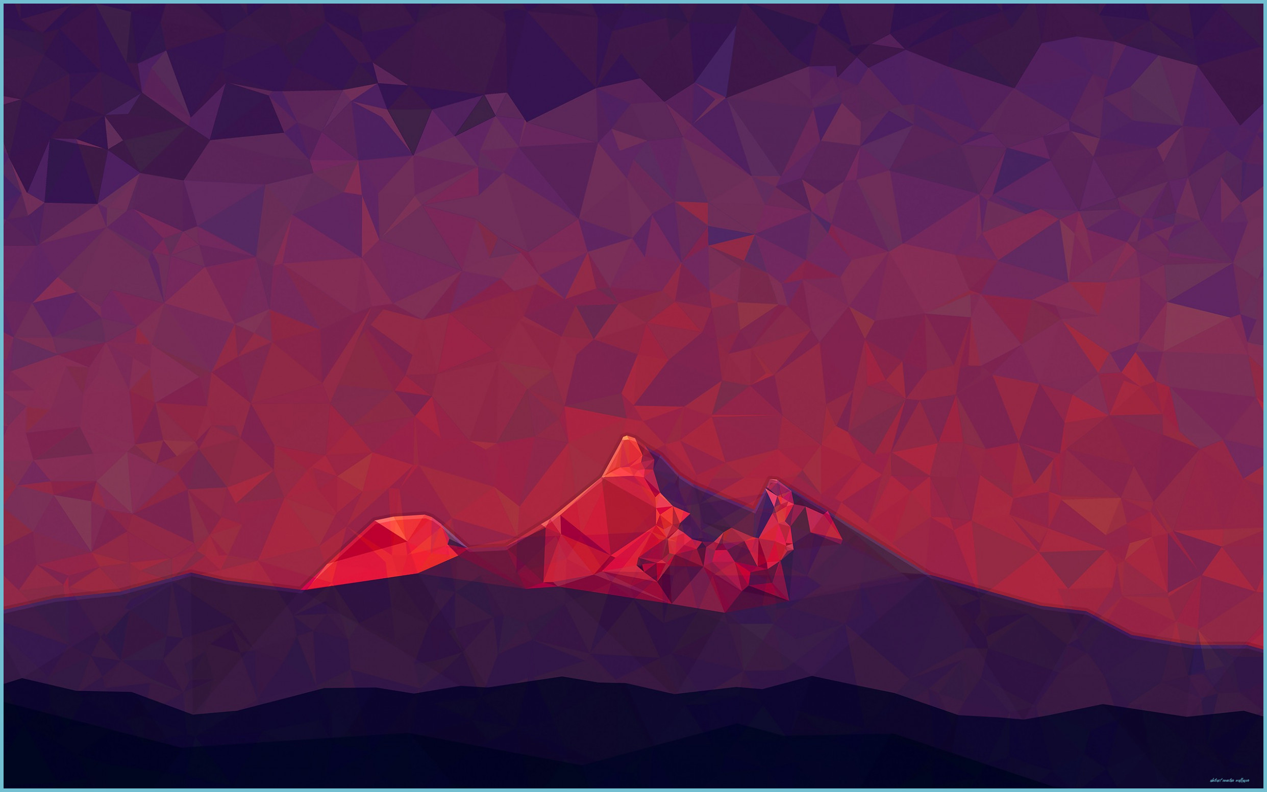 Abstract Mountain Arts Wallpapers