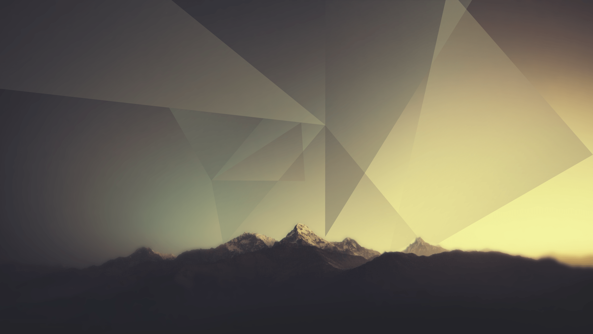 Abstract Mountain Arts Wallpapers