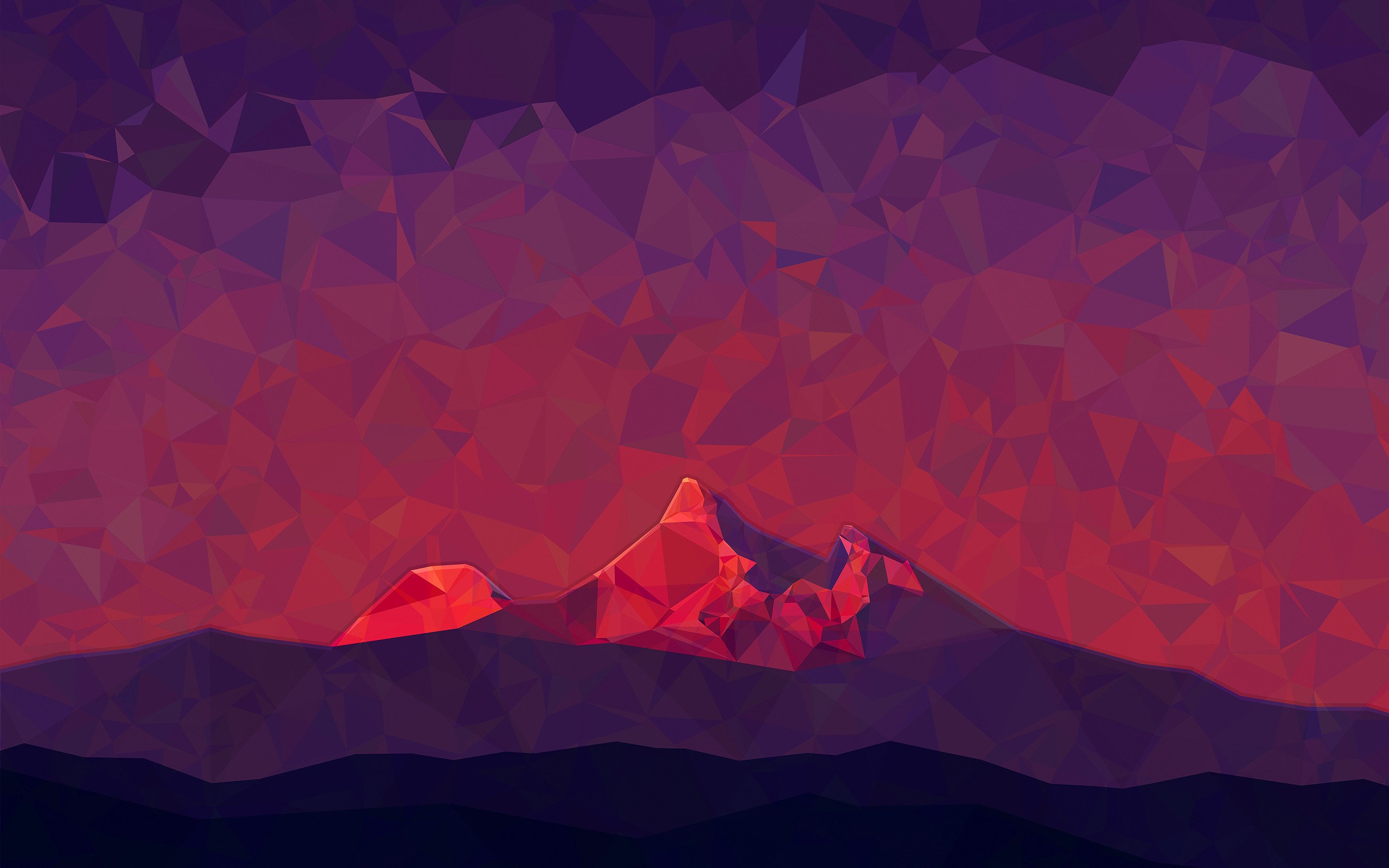Abstract Mountain Wallpapers