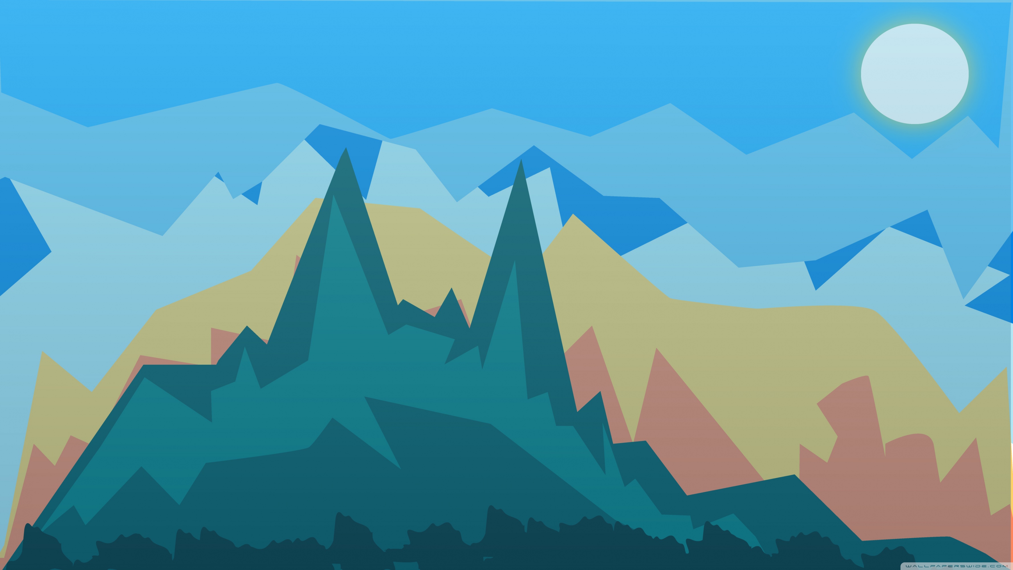 Abstract Mountains Wallpapers