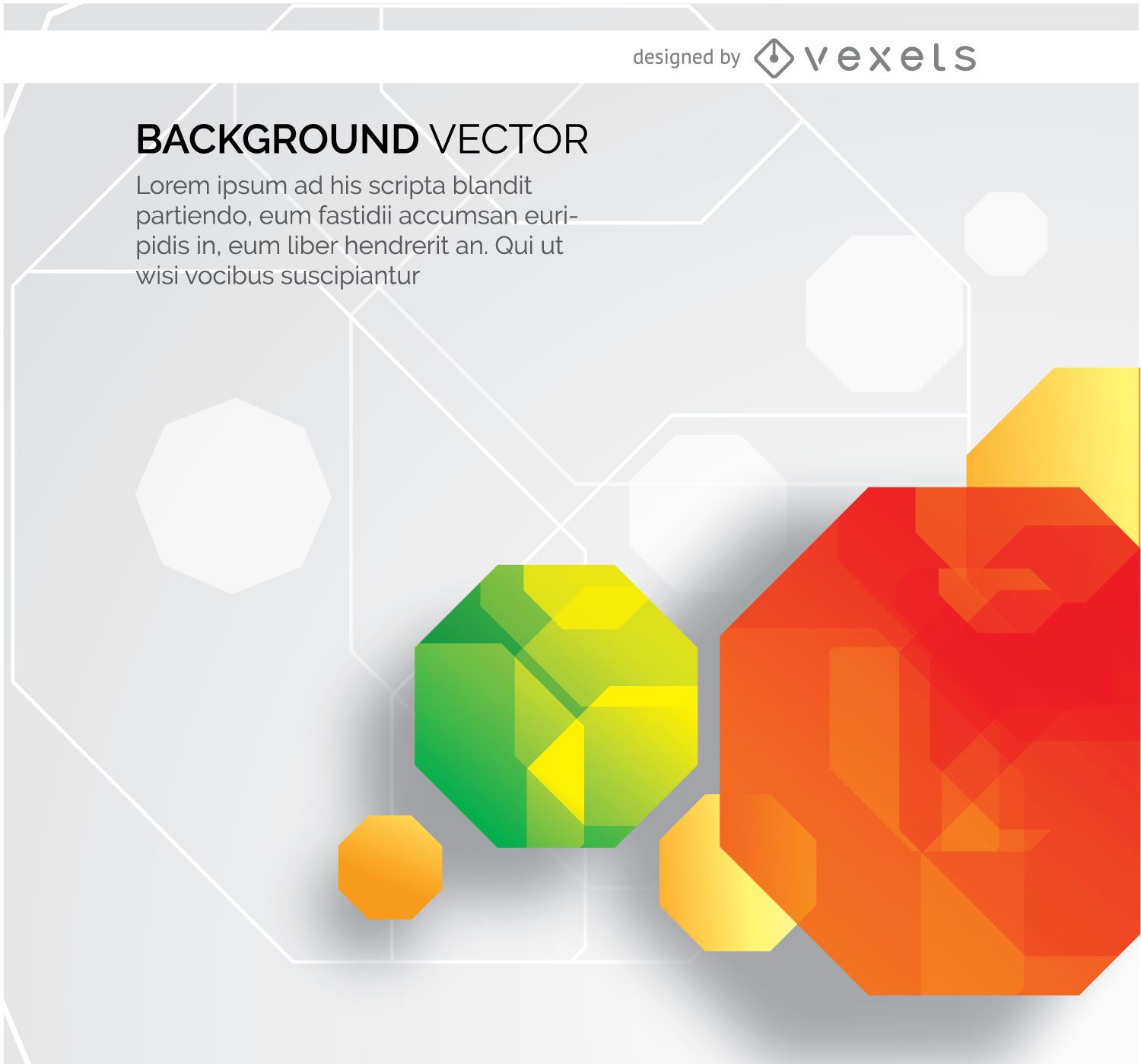 Abstract Octagon Vector Wallpapers