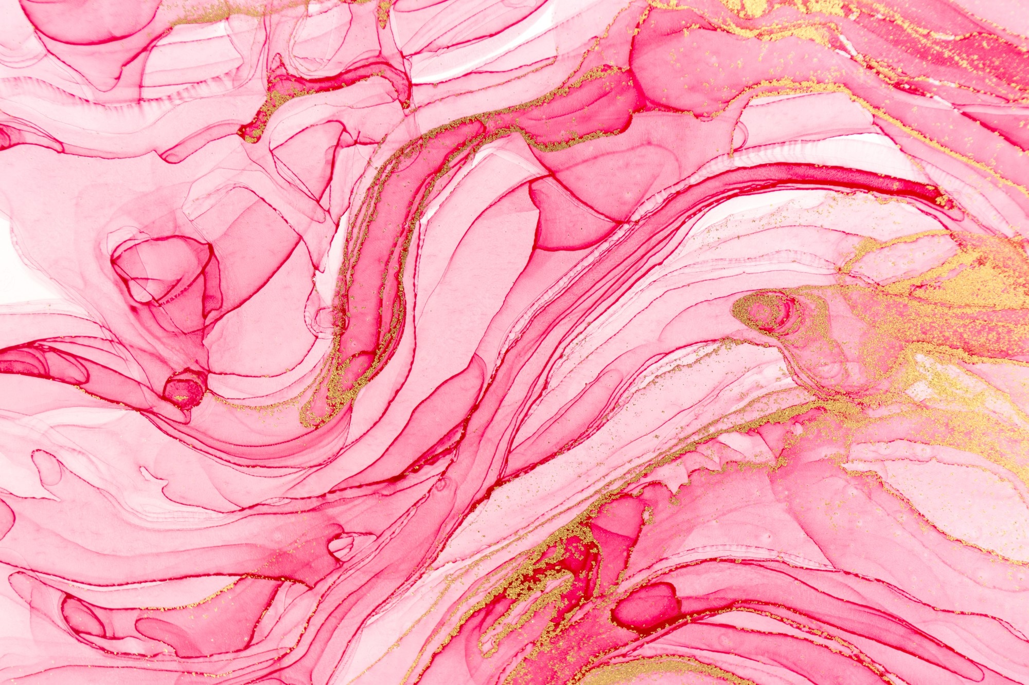 Abstract Paint Pink Layers Wallpapers