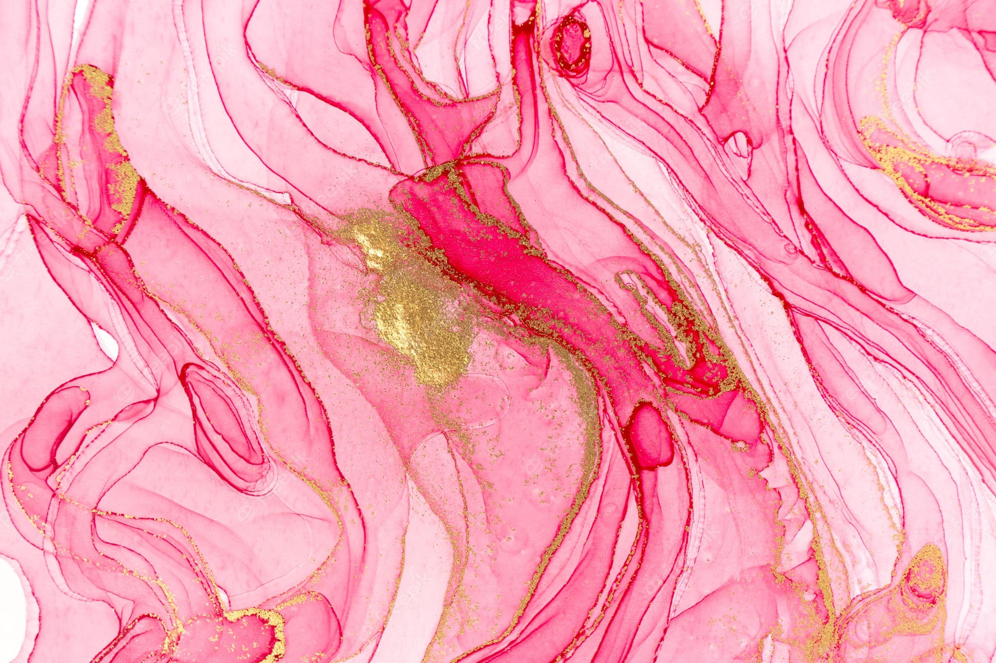 Abstract Paint Pink Layers Wallpapers