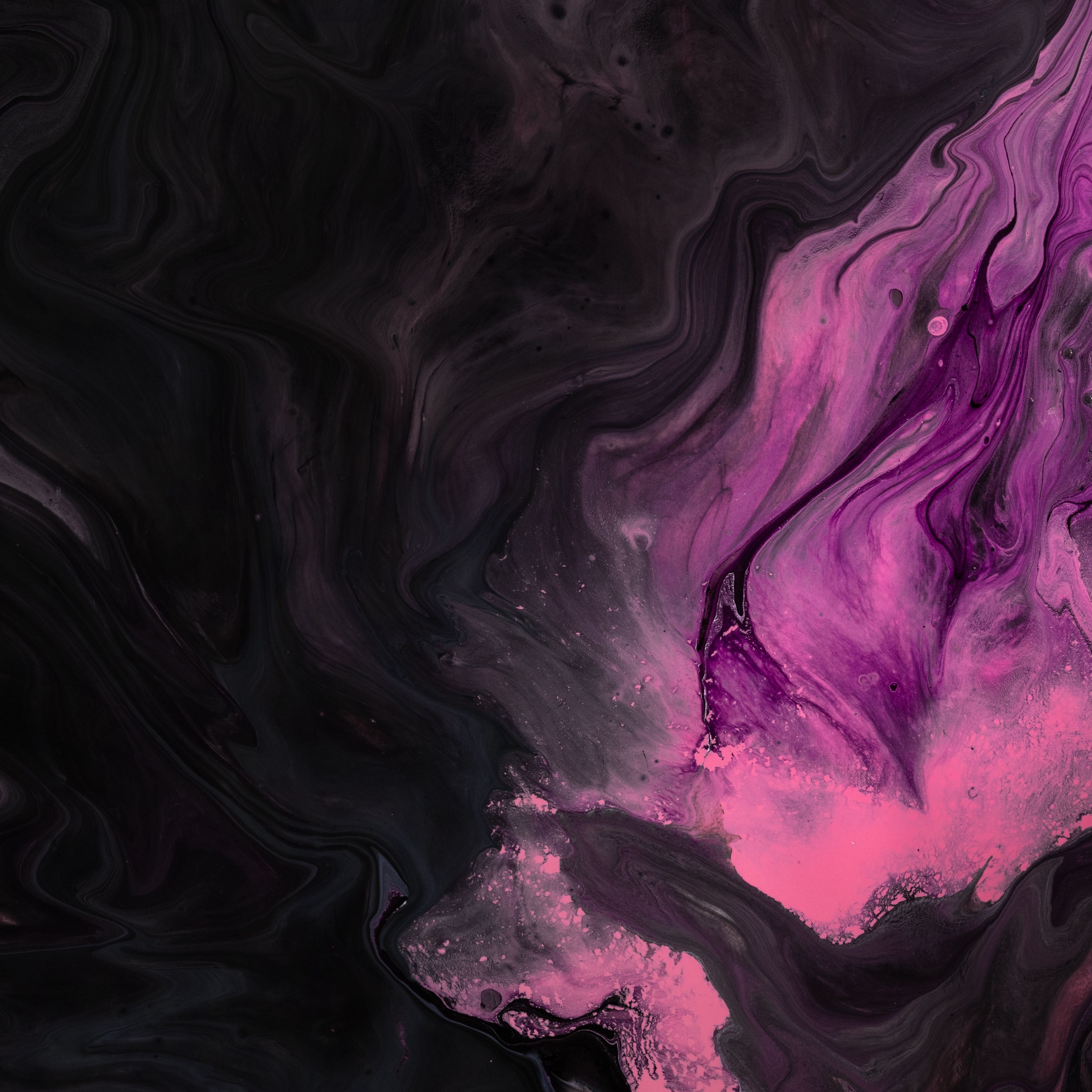 Abstract Pink Oil Paint Wallpapers