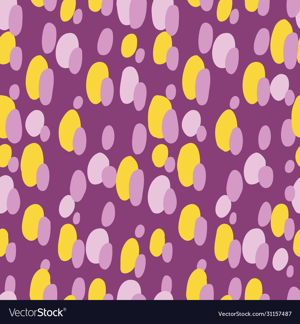 Abstract Purple And Yellow Circles Wallpapers