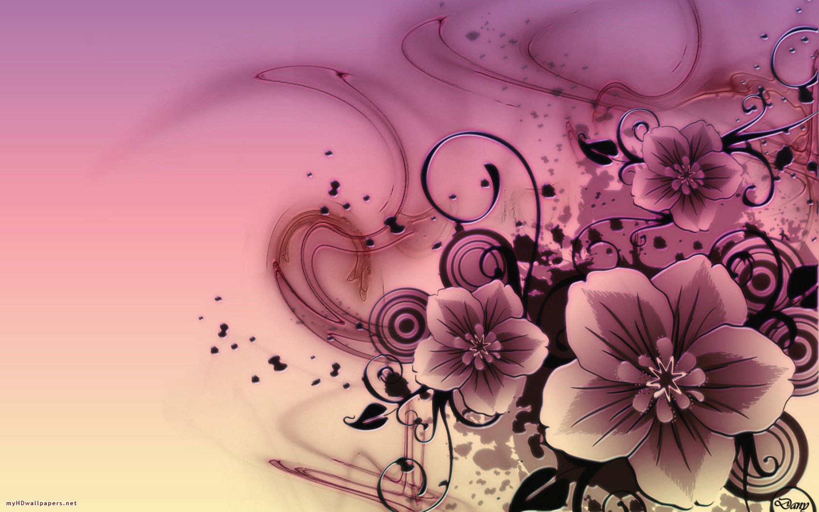 Abstract Roses Desktop Wallpapers