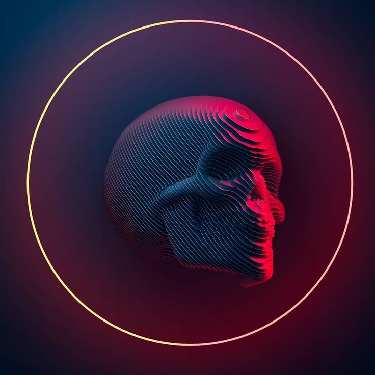 Abstract Skull Cool Iphone Wallpapers