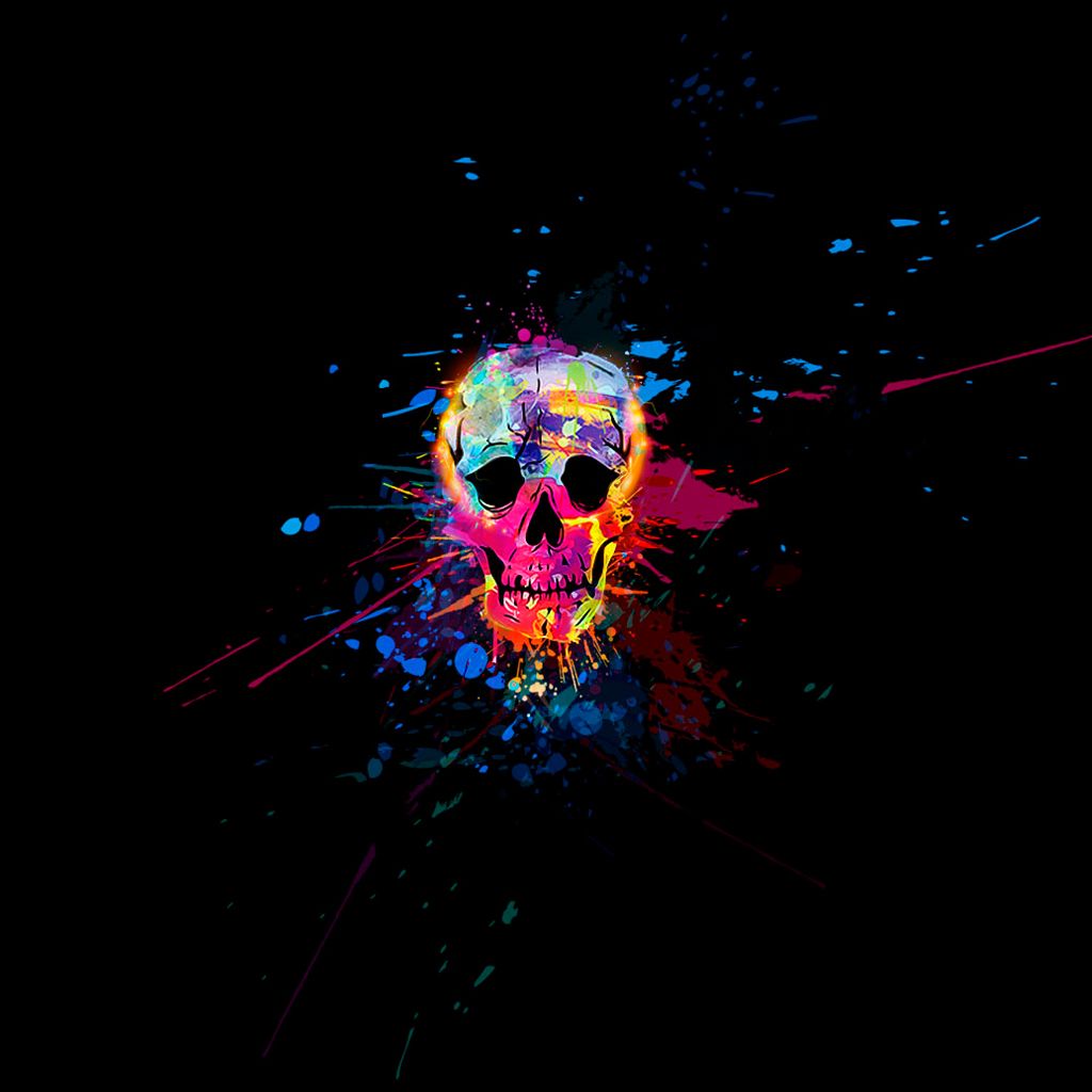 Abstract Skull Cool Iphone Wallpapers