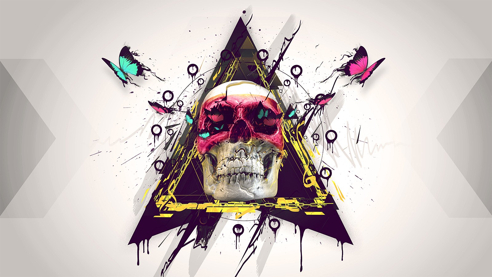 Abstract Skull Wallpapers