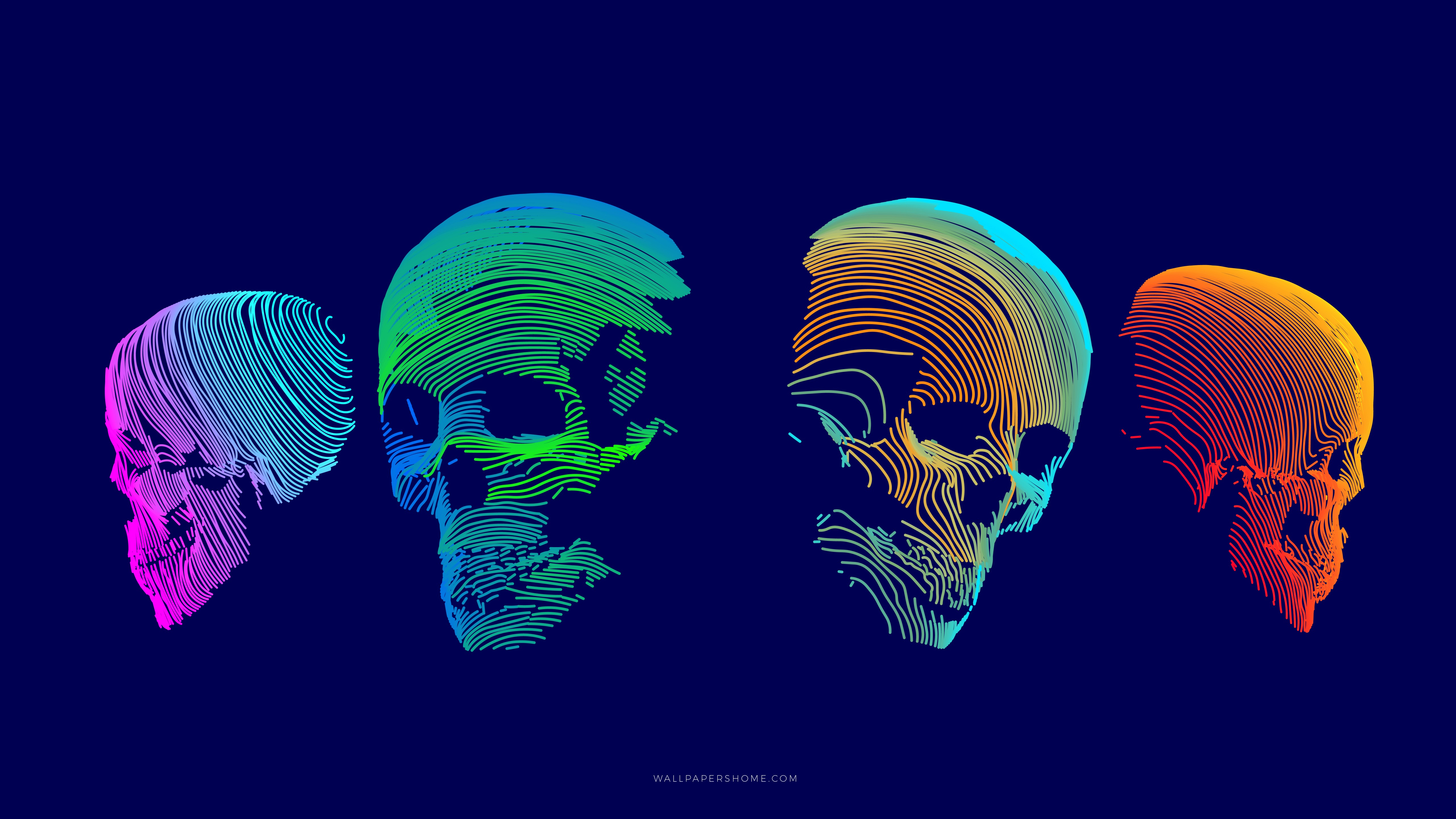 Abstract Skull Wallpapers