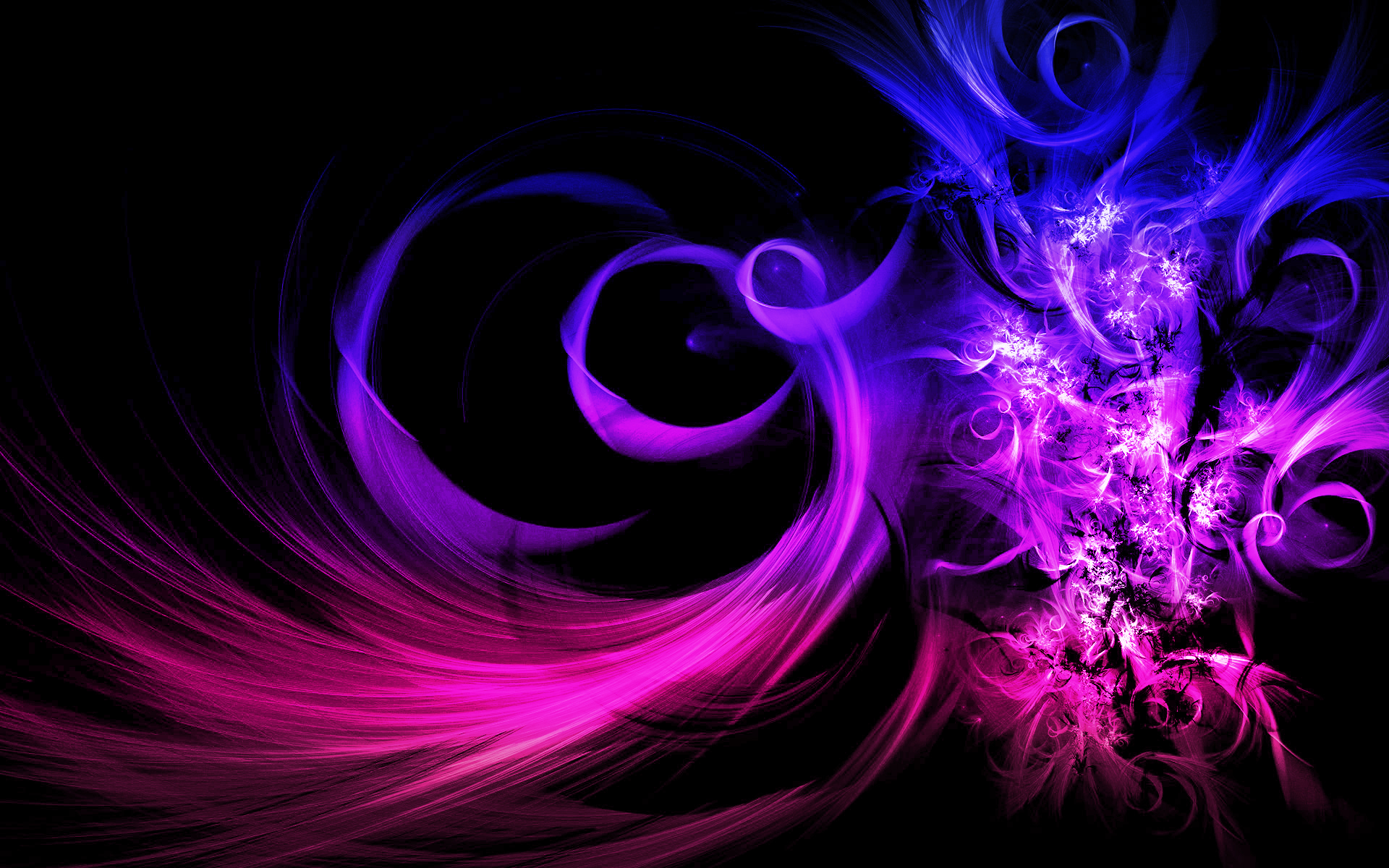 Abstract Violet Figures Wallpapers