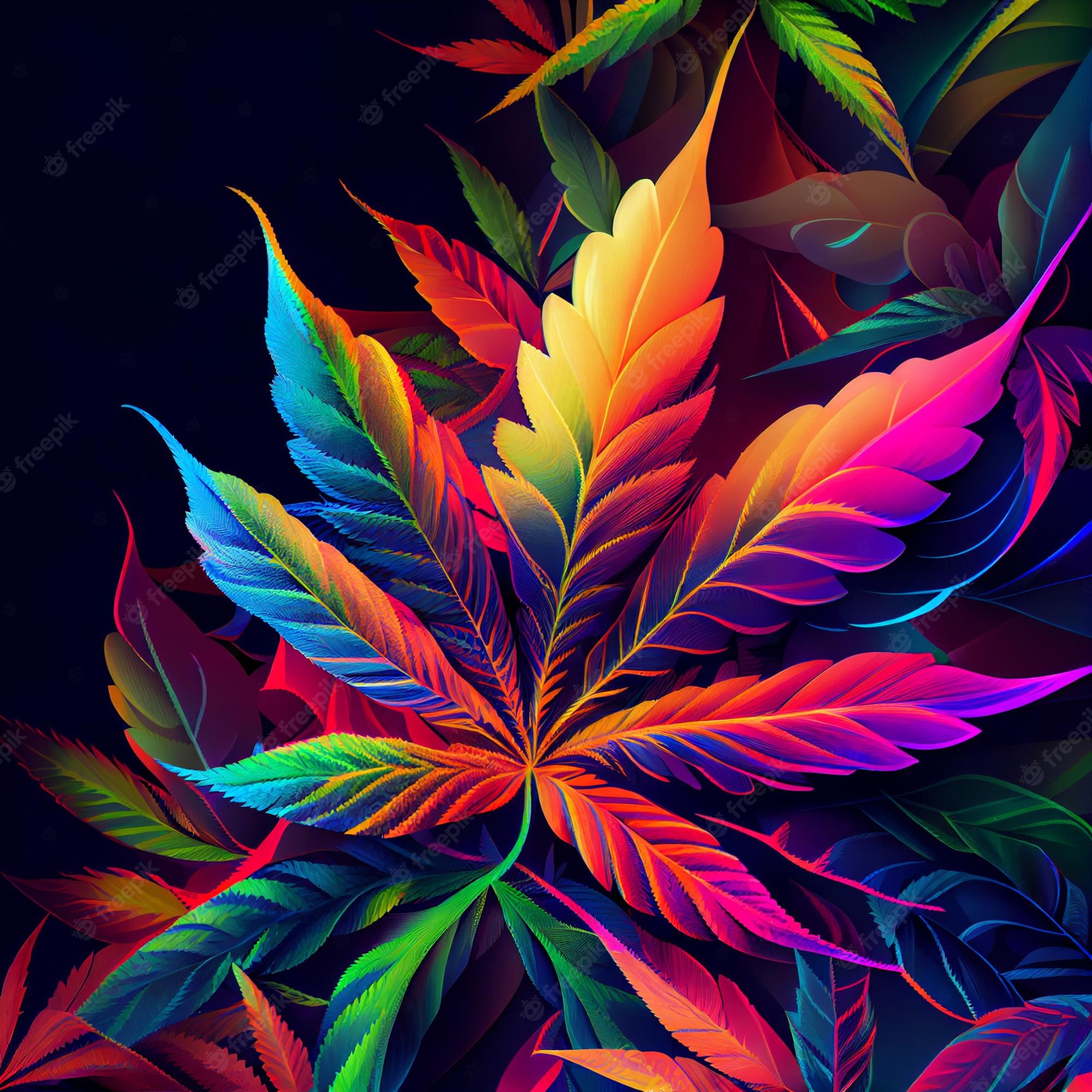 Abstract Weed Wallpapers