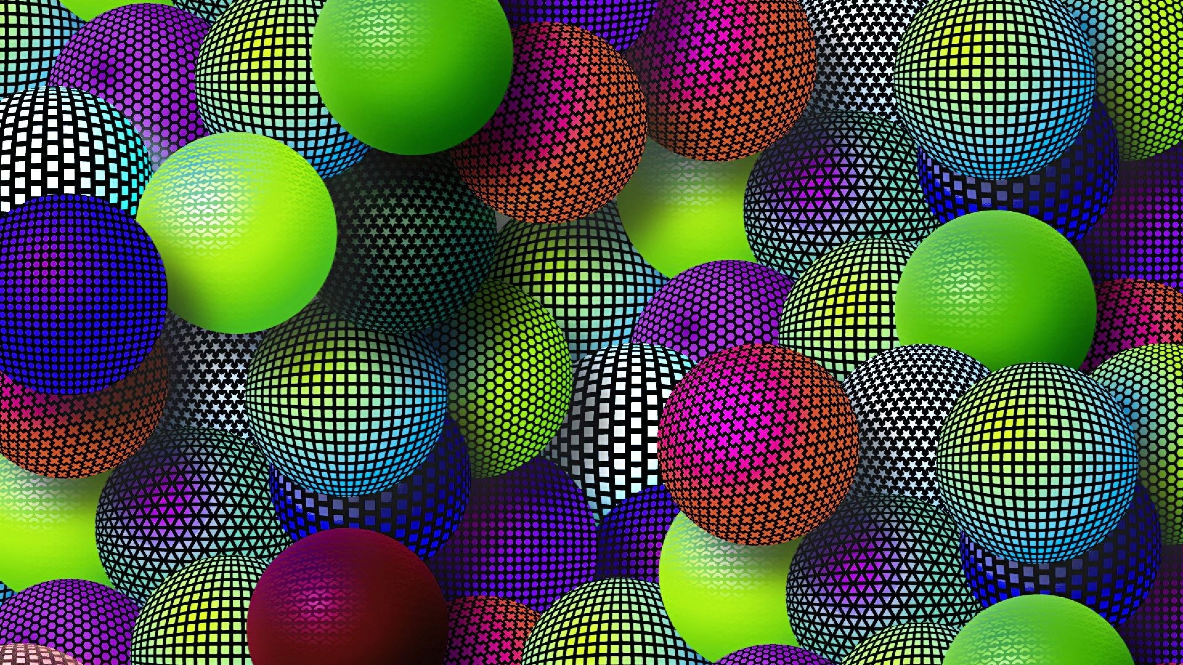 Abstract Wet Balls Wallpapers