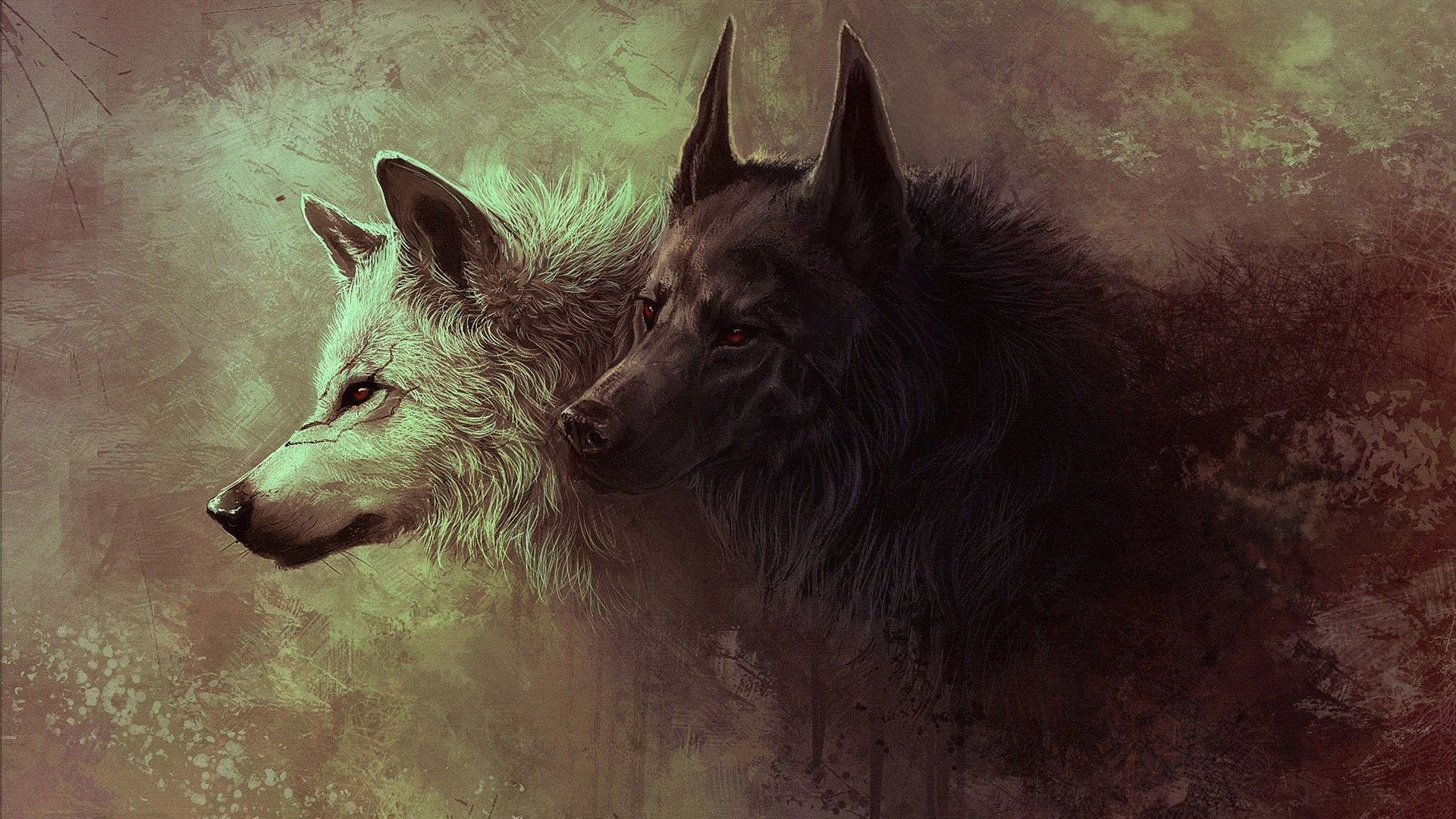 Abstract Wolf Wallpapers