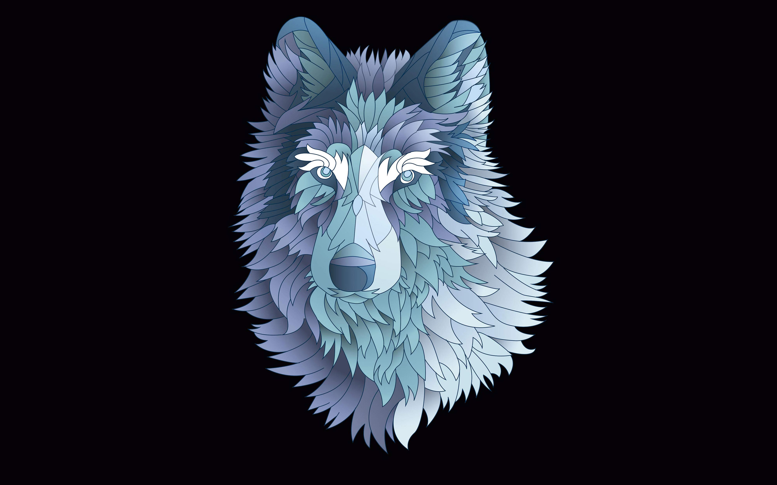 Abstract Wolf Wallpapers