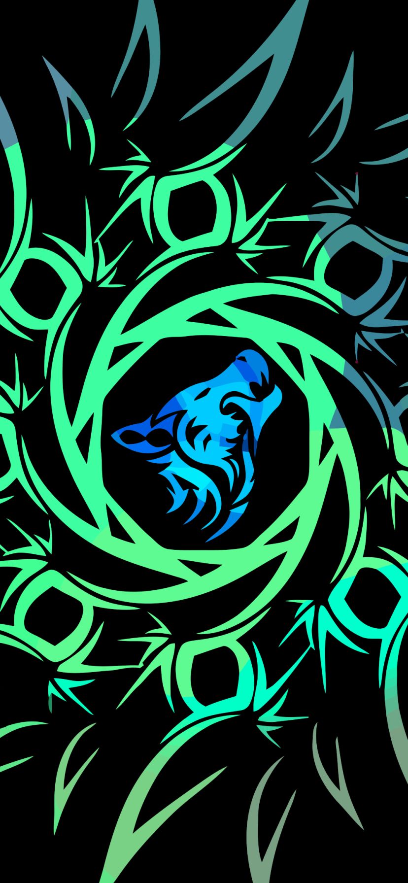 Abstract Wolf Wallpapers