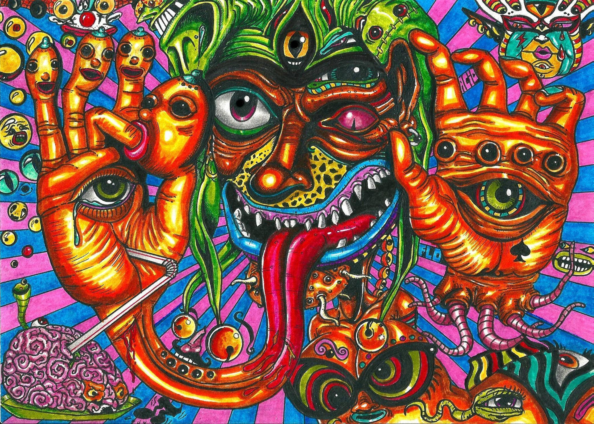 Acid Art Wallpapers