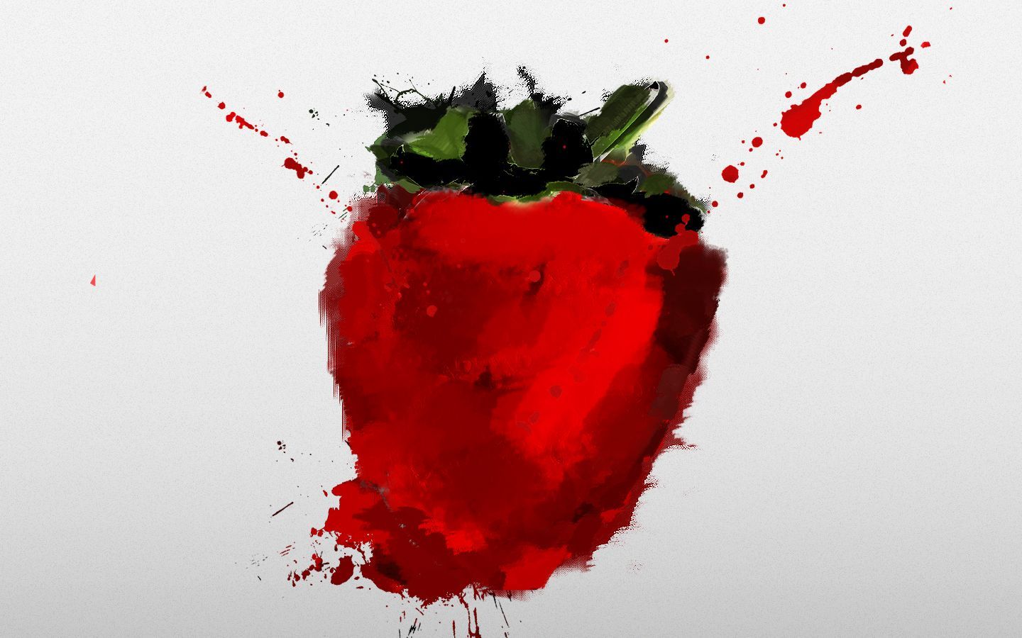 Across The Universe Strawberry Painting Wallpapers