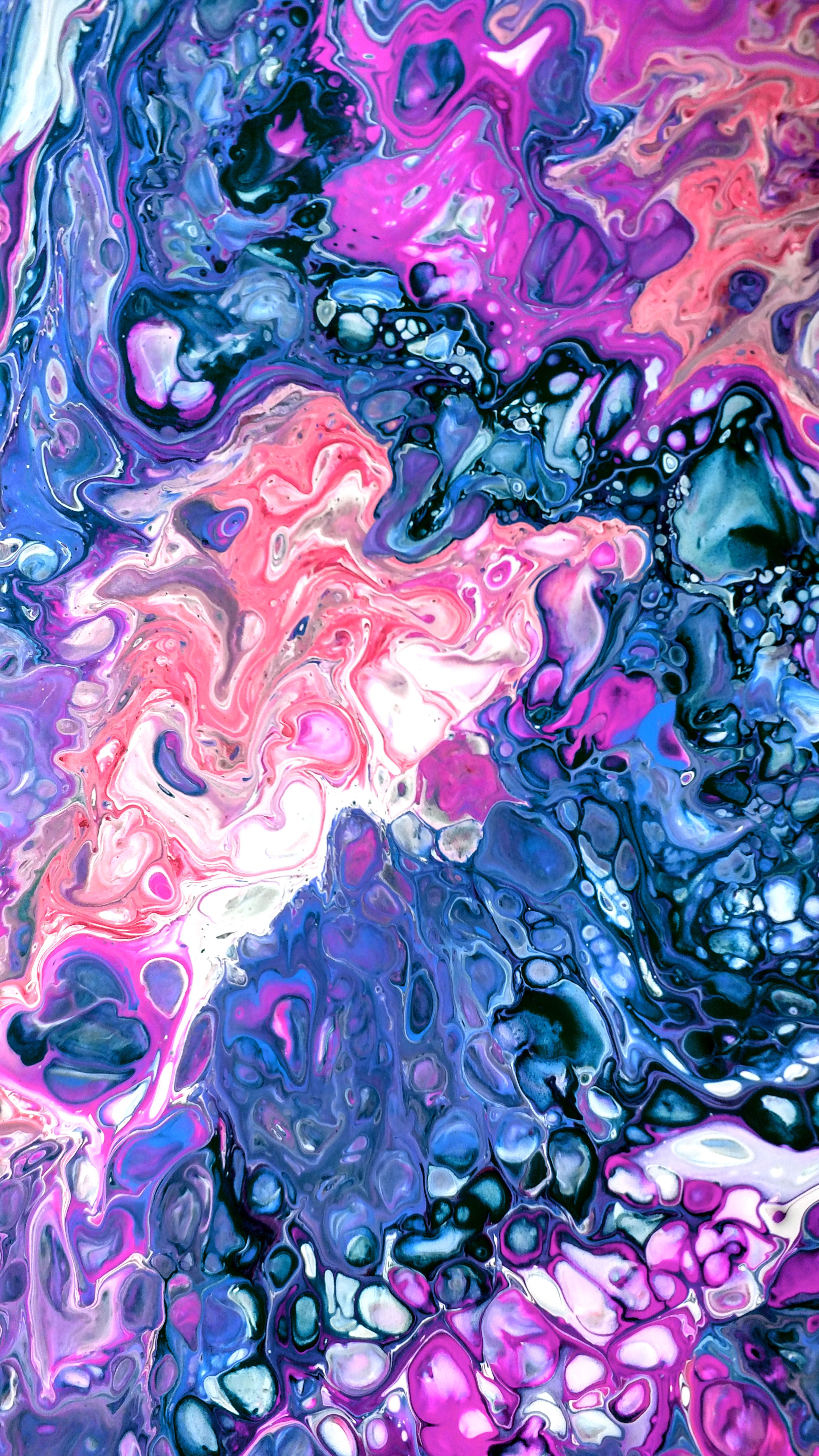 Acrylic Pour Background