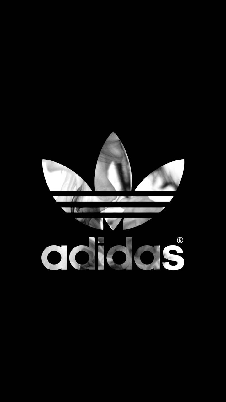 Adidas Logo Black Background