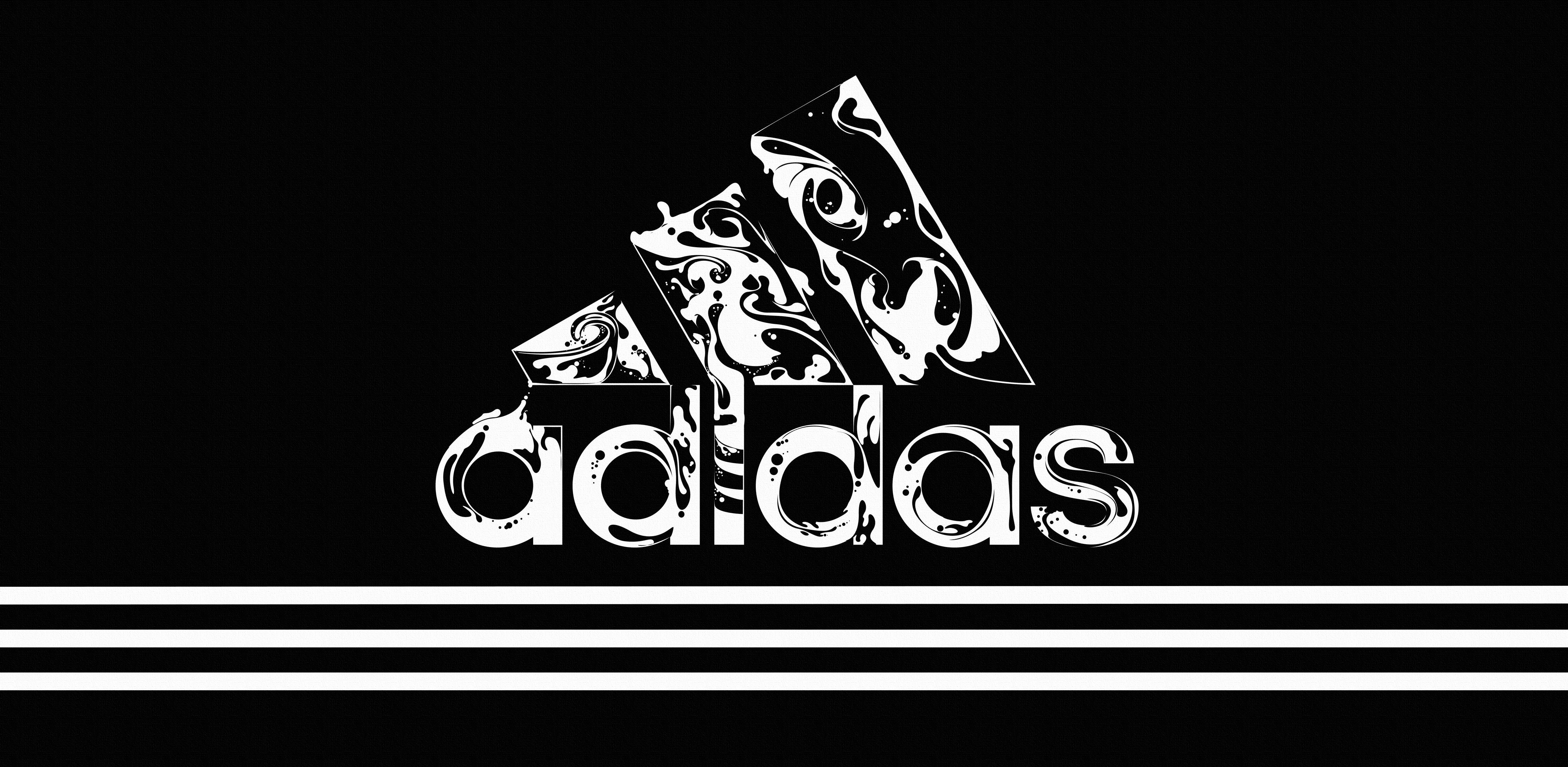 Adidas Logo White Background