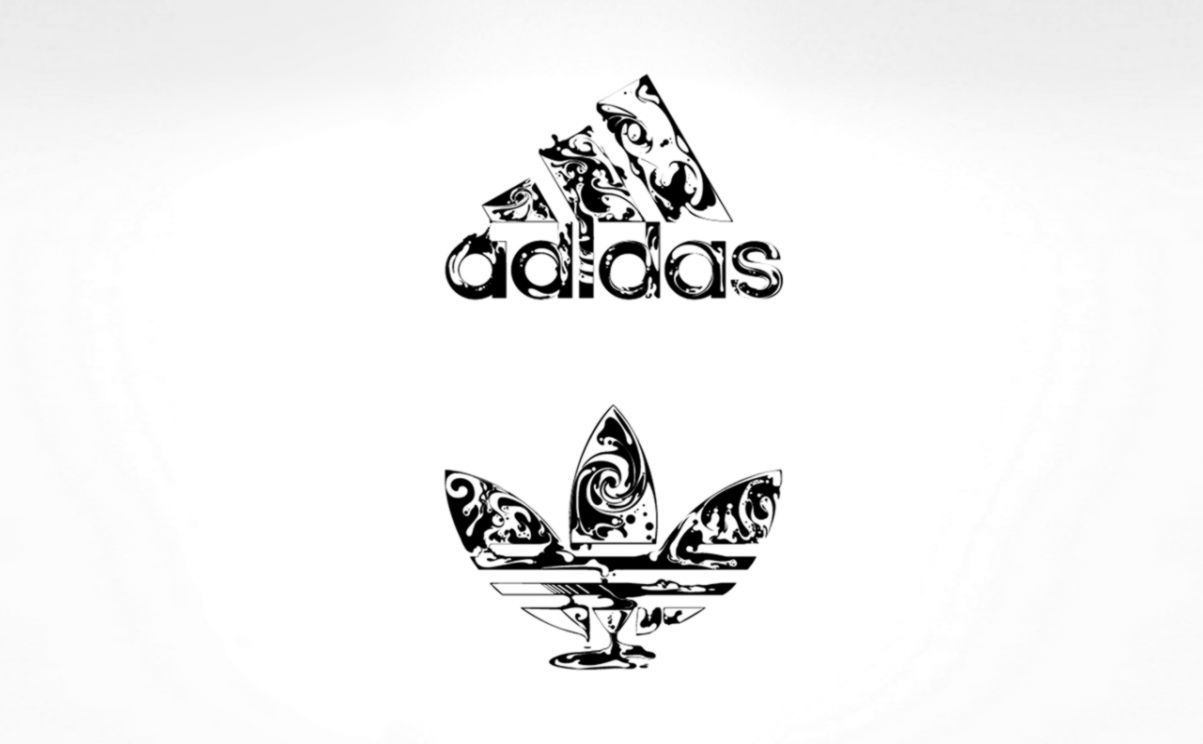 Adidas Logo White Background