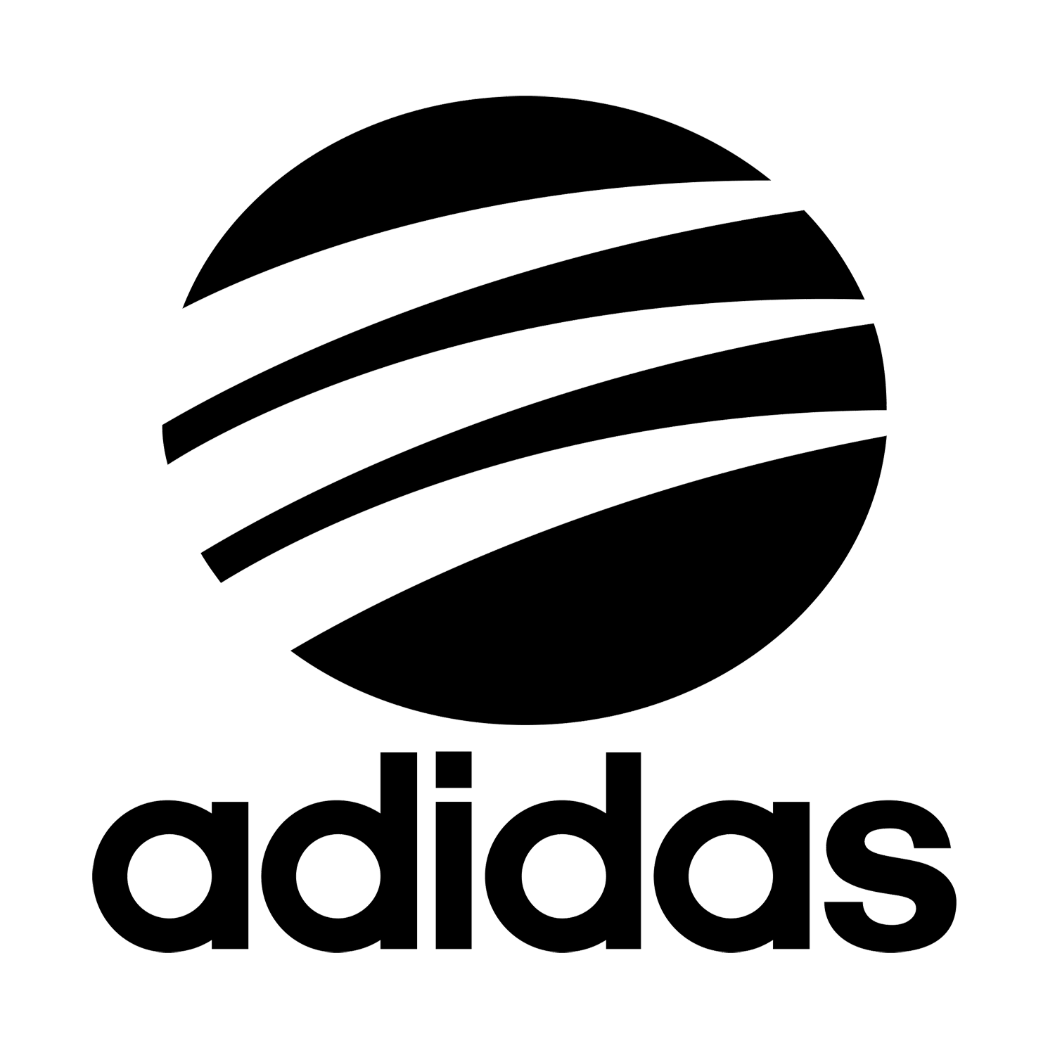 Adidas Logo White Background