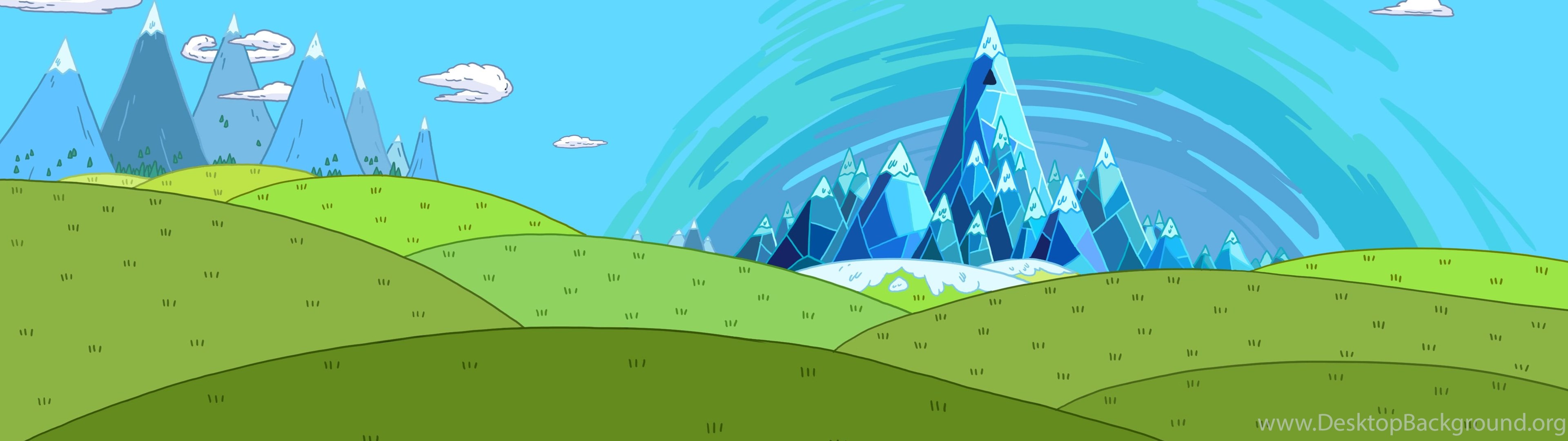 Adventure Time Dual Monitor Wallpapers