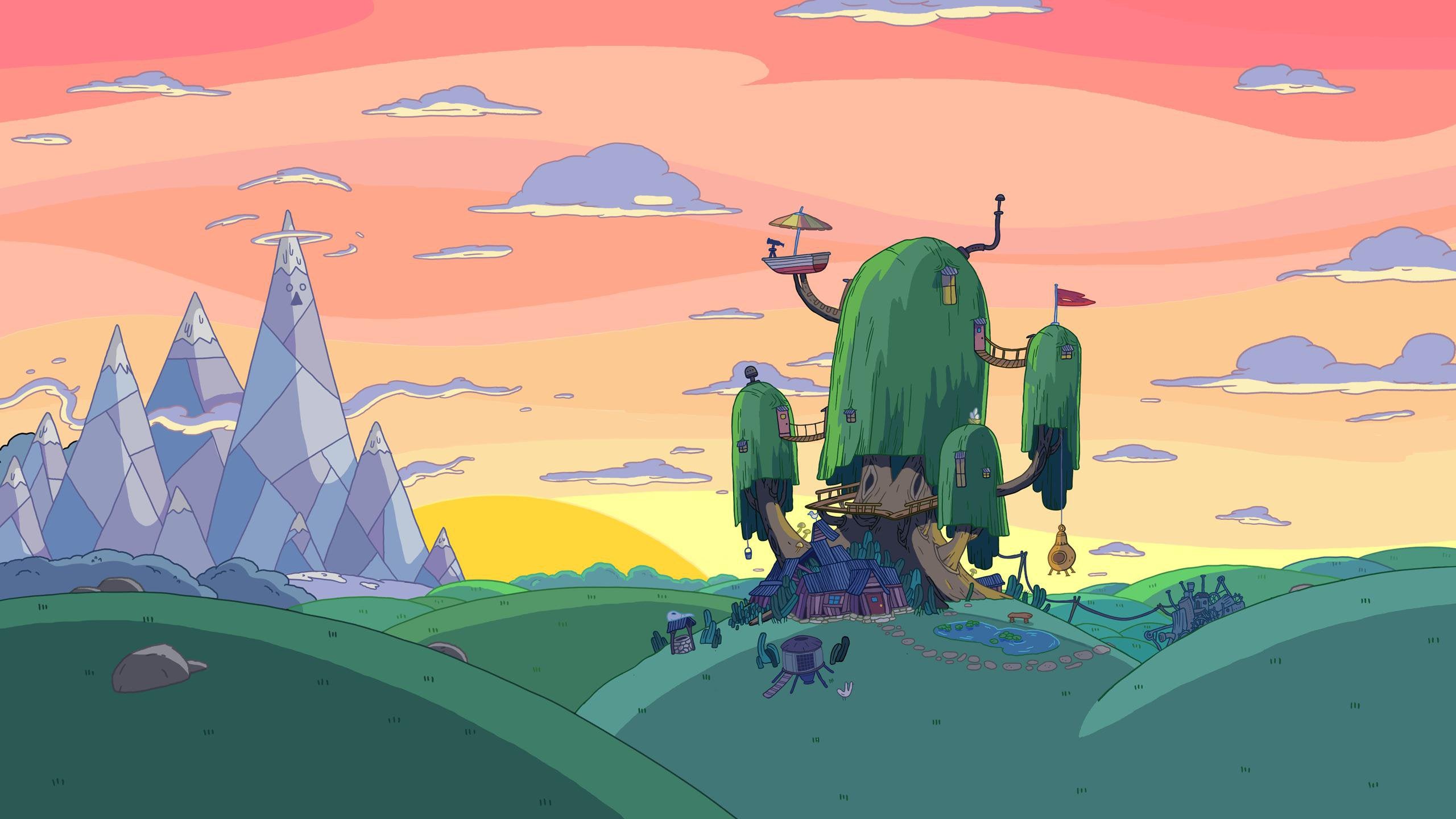 Adventure Time Landscapes Wallpapers