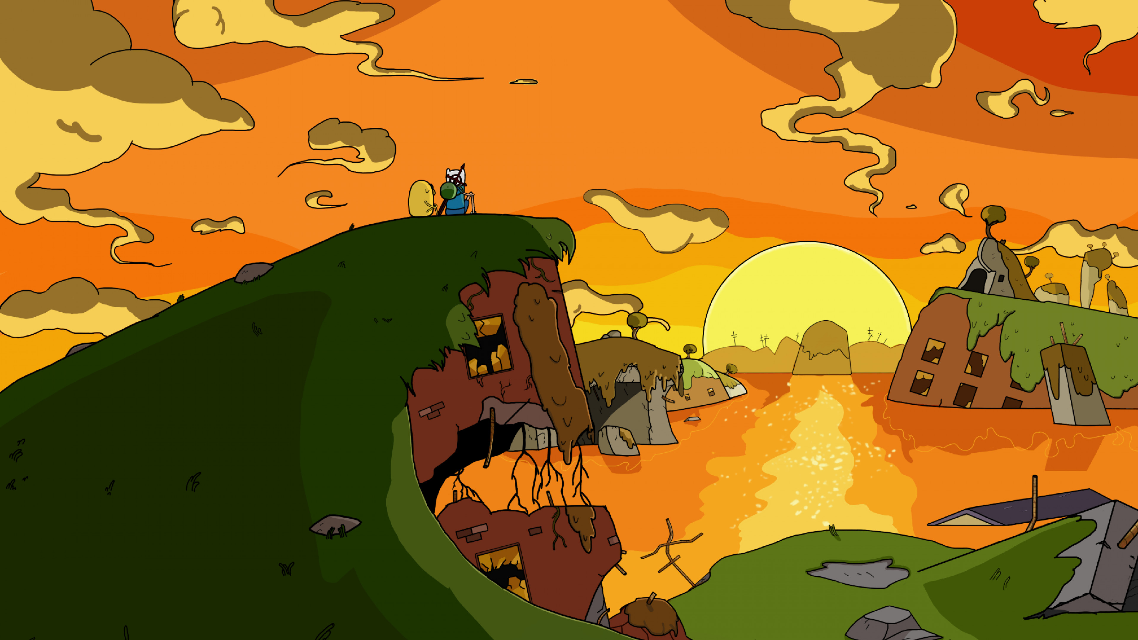 Adventure Time Landscapes Wallpapers