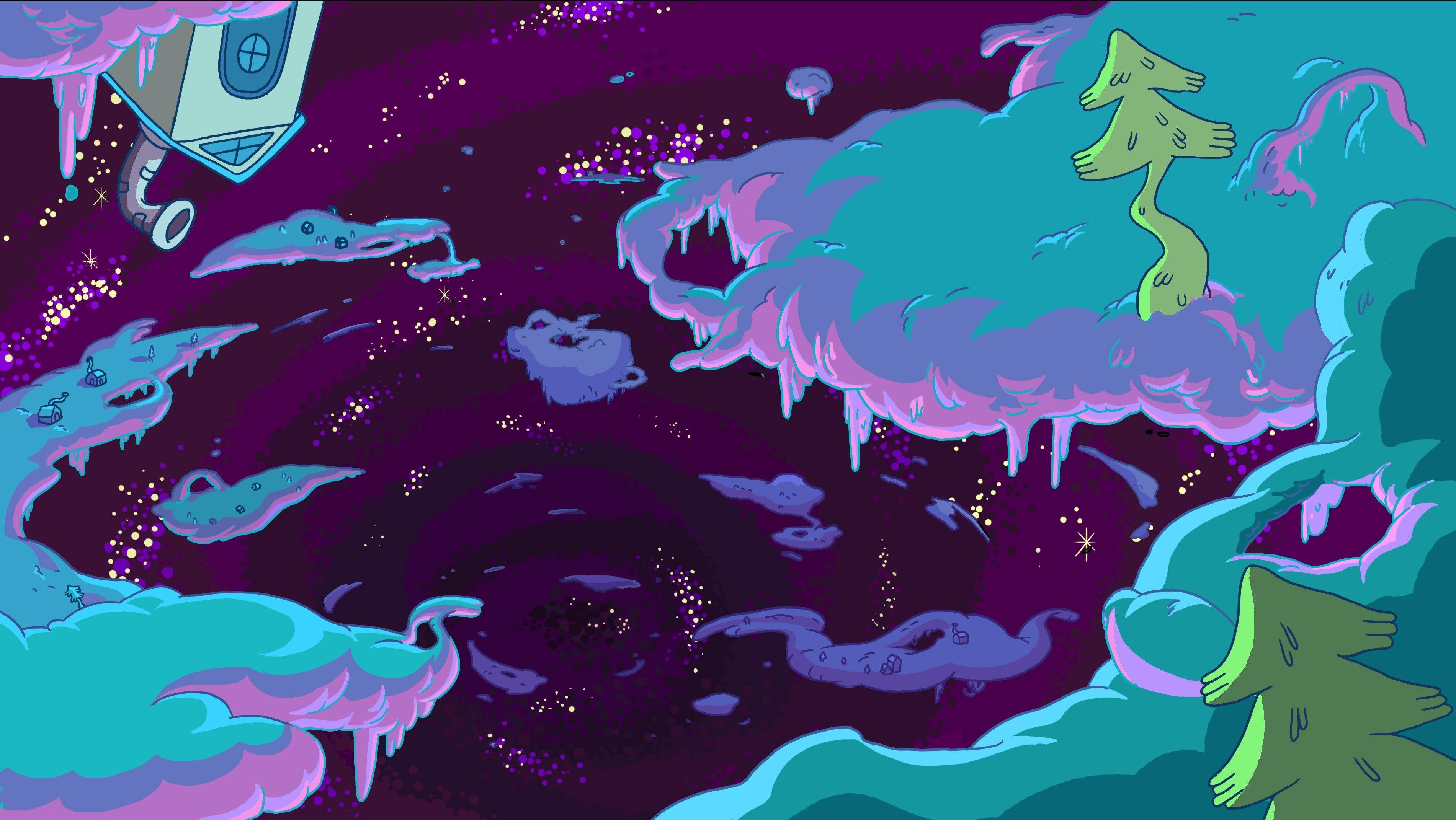 Adventure Time Landscapes Wallpapers