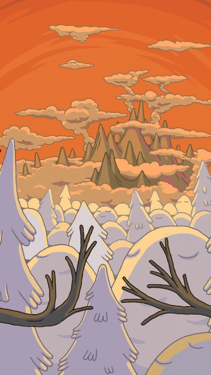 Adventure Time Landscapes Wallpapers