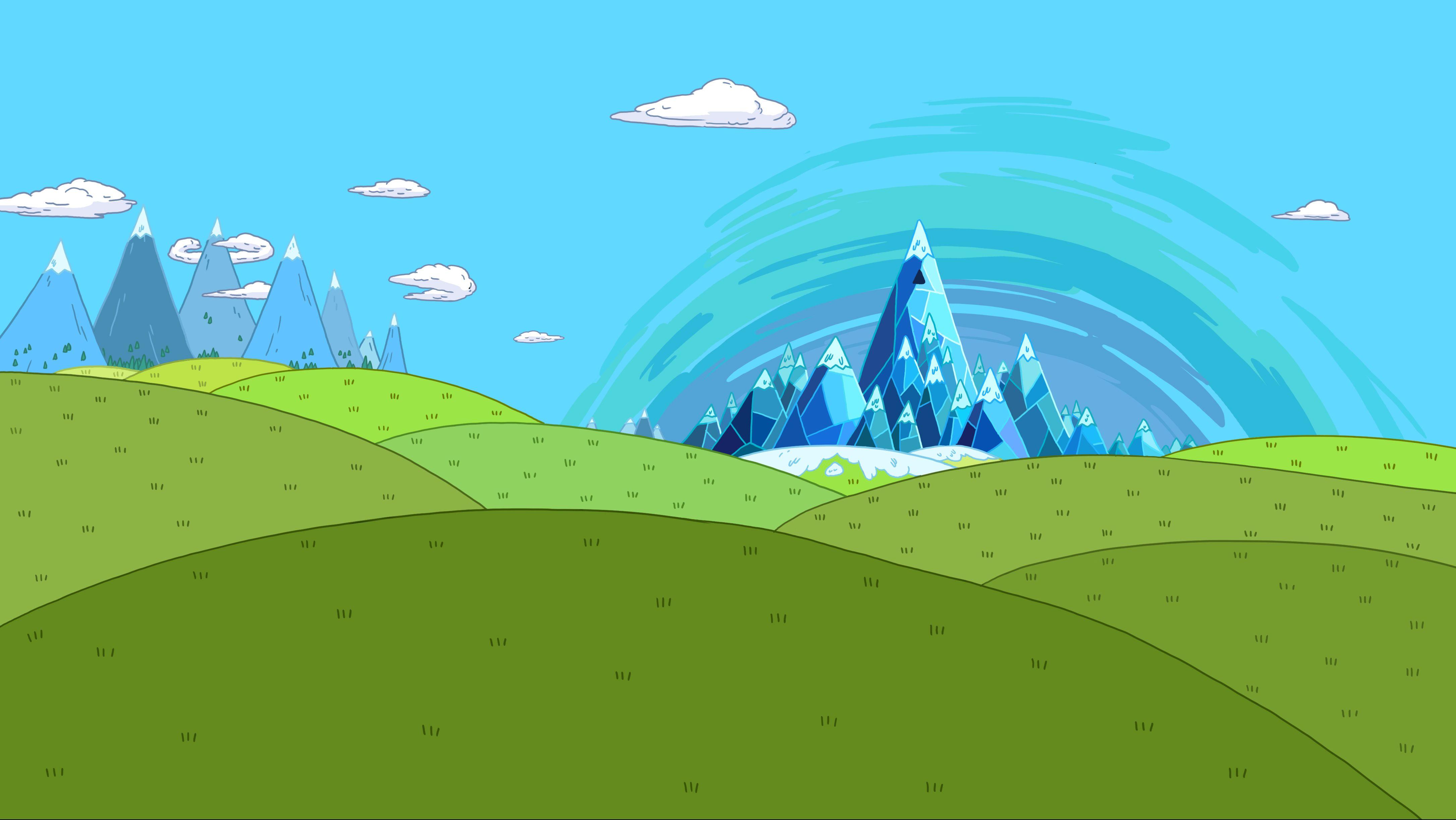 Adventure Time Landscapes Wallpapers