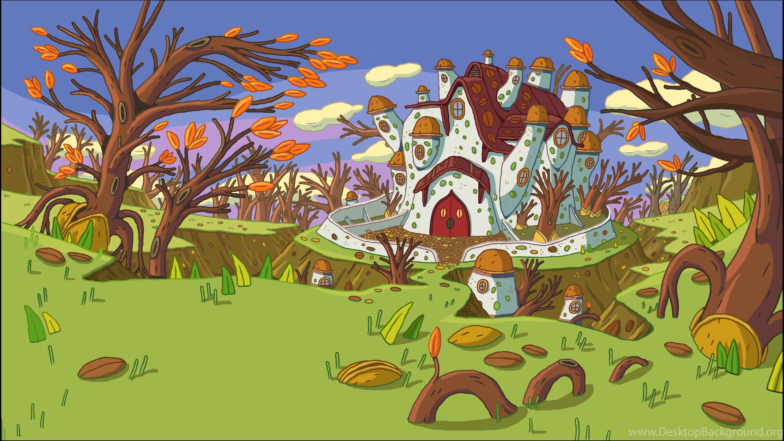 Adventure Time Landscapes Wallpapers