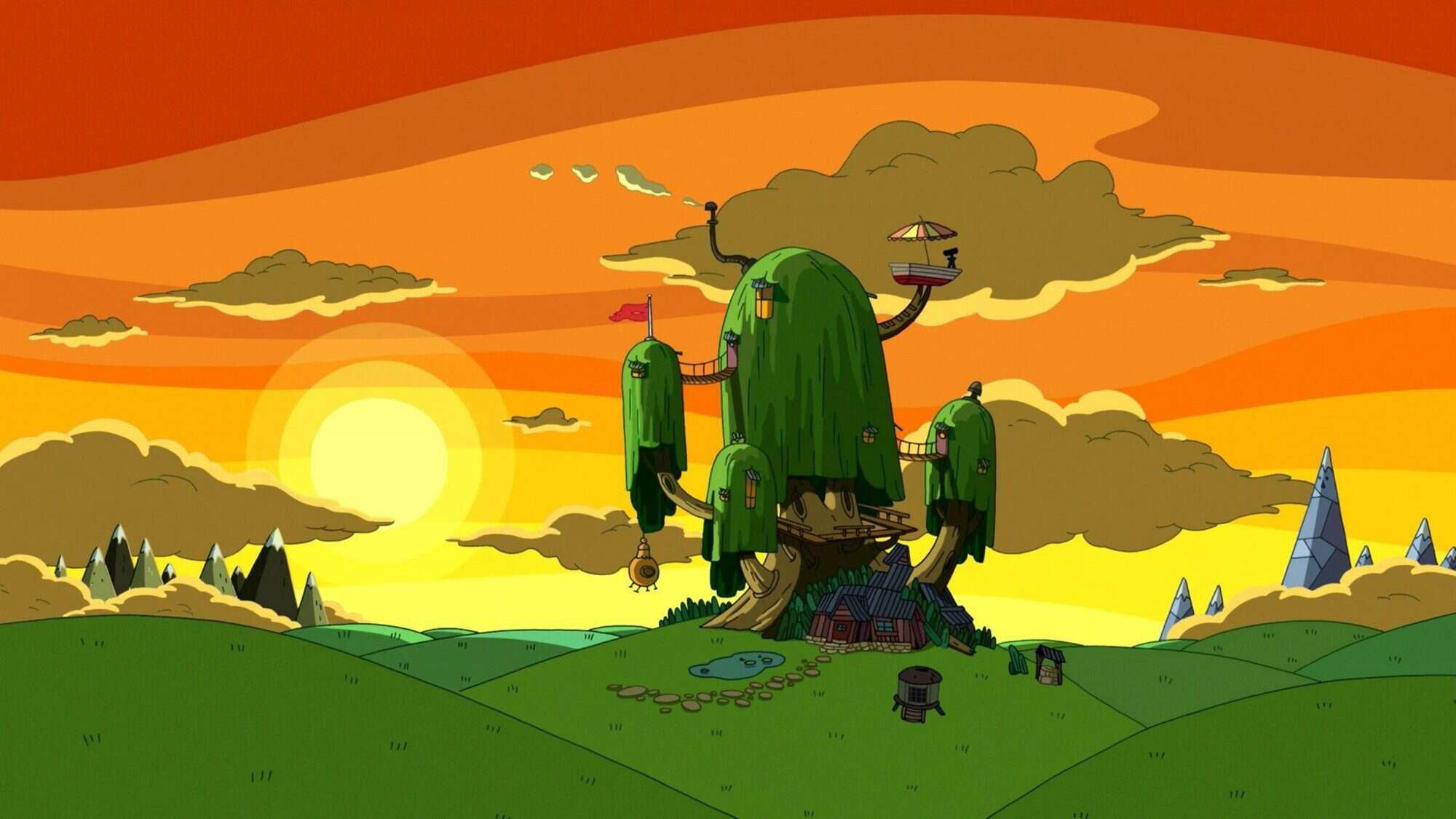 Adventure Time Landscapes Wallpapers