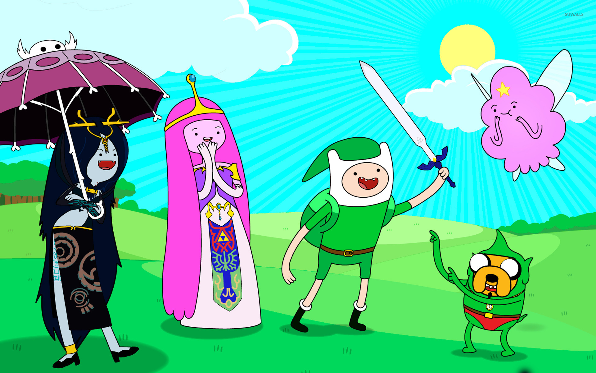 Adventure Time Landscapes Wallpapers