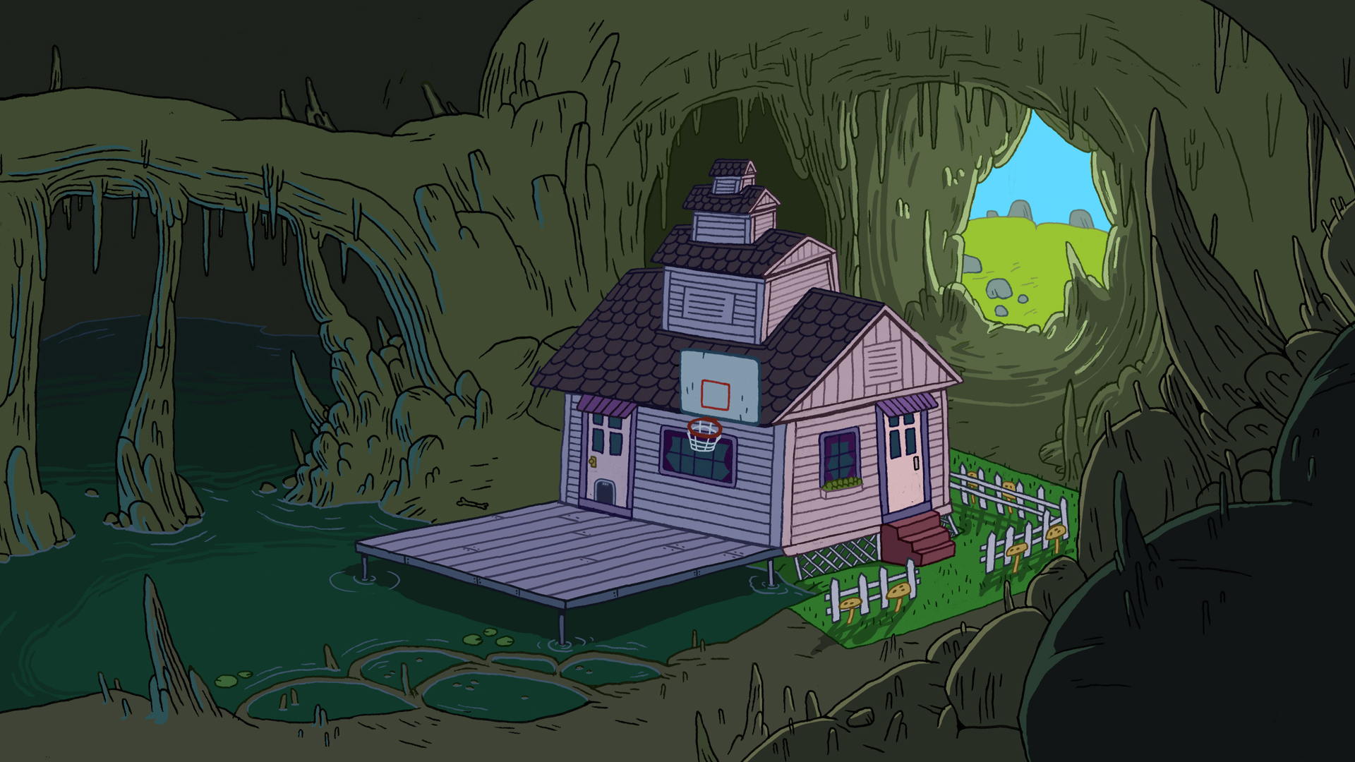 Adventure Time Landscapes Wallpapers