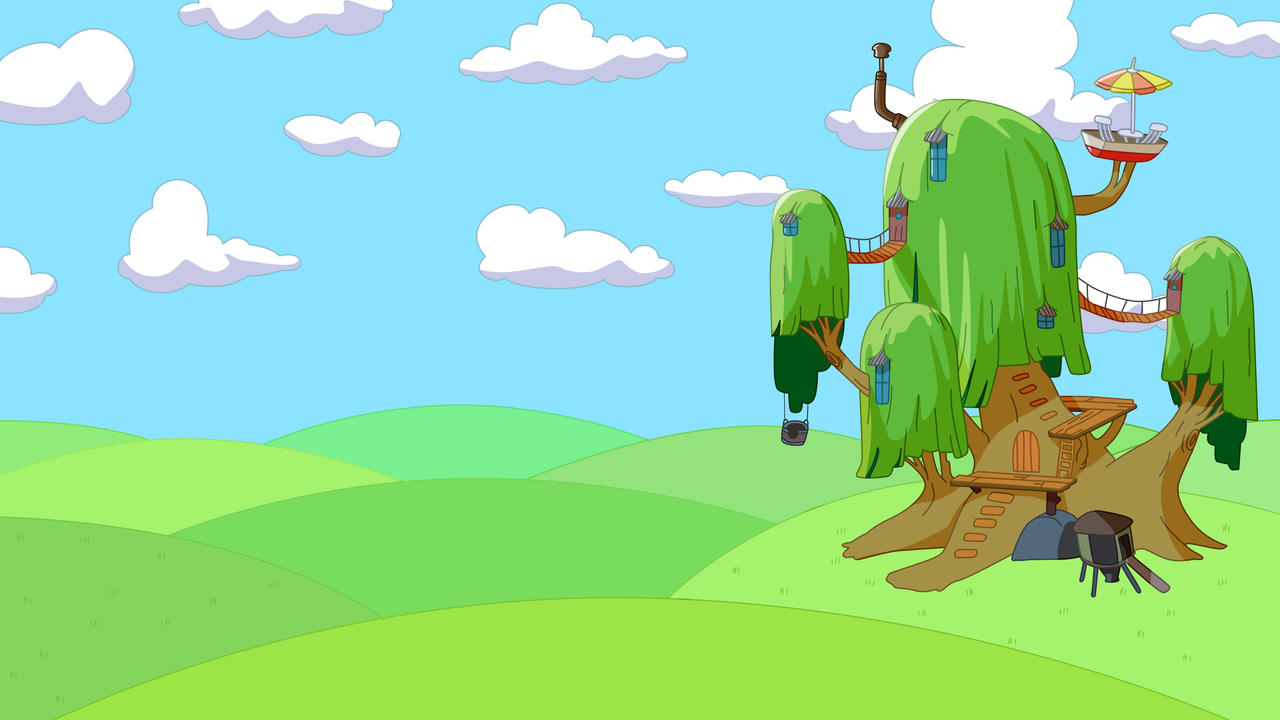 Adventure Time Treehouse Background