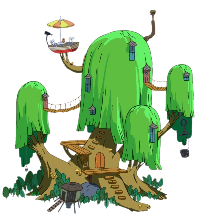 Adventure Time Treehouse Background